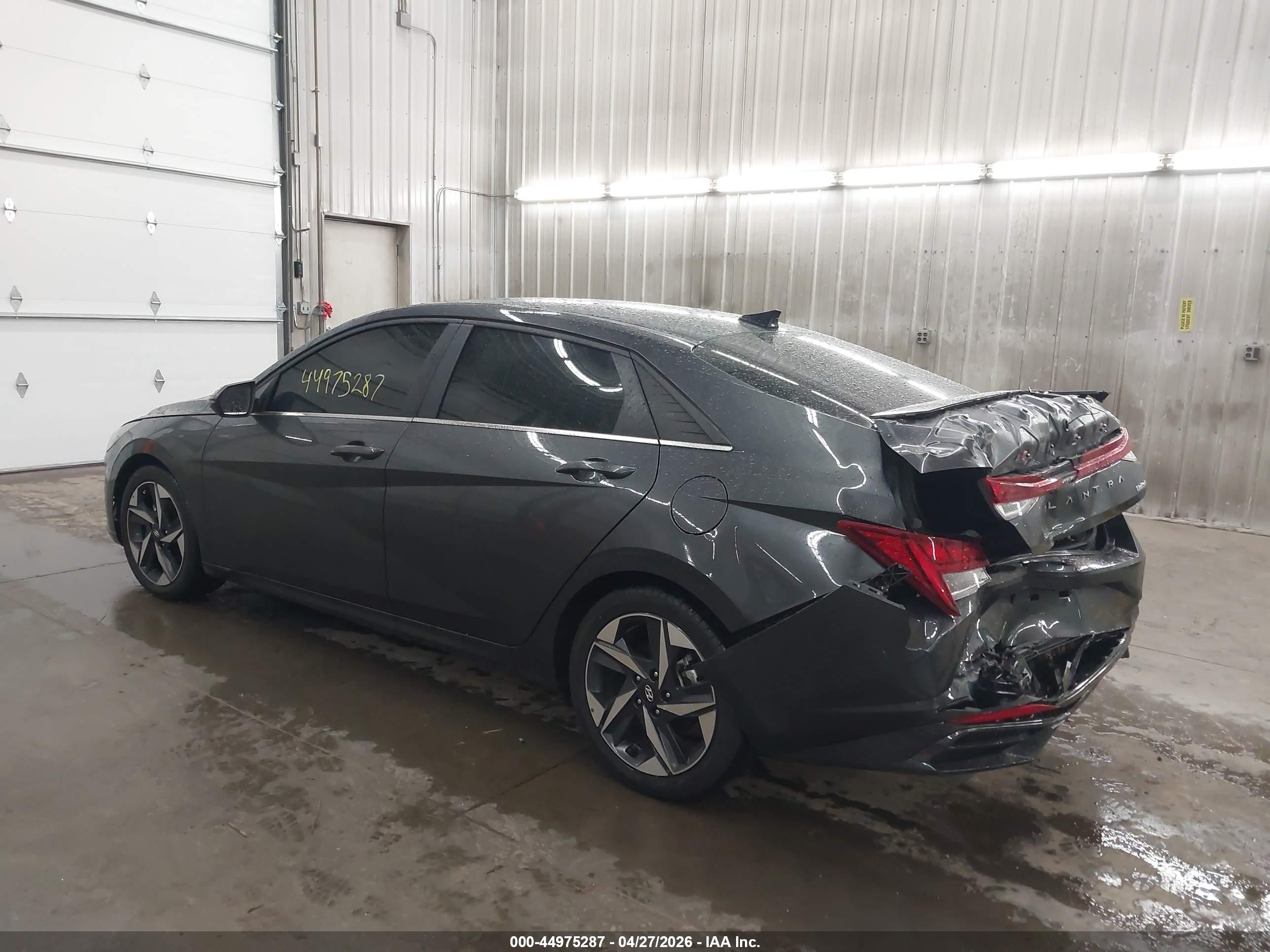 2023 Hyundai Elantra Limited Gray vin: 5NPLP4AG8PH106074
