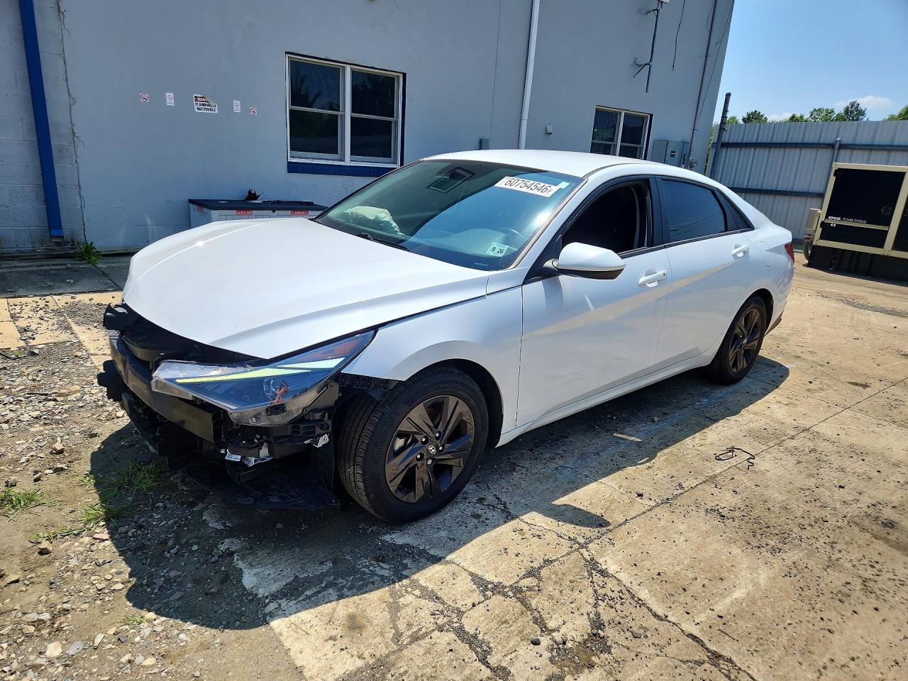 2022 Hyundai Elantra Sel White vin: 5NPLS4AG0NH055102