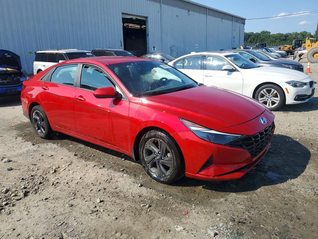 2022 Hyundai Elantra Sel Red vin: 5NPLS4AG0NH056668