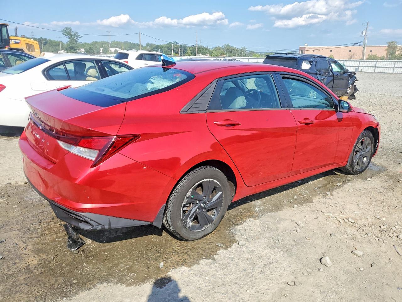 2022 Hyundai Elantra Sel Red vin: 5NPLS4AG0NH056668