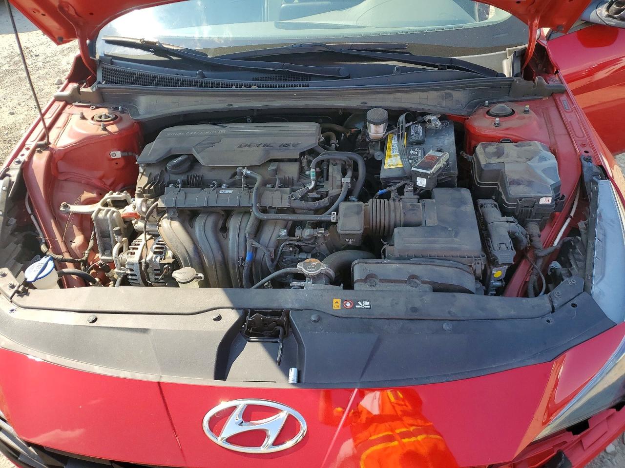 2022 Hyundai Elantra Sel Red vin: 5NPLS4AG0NH056668