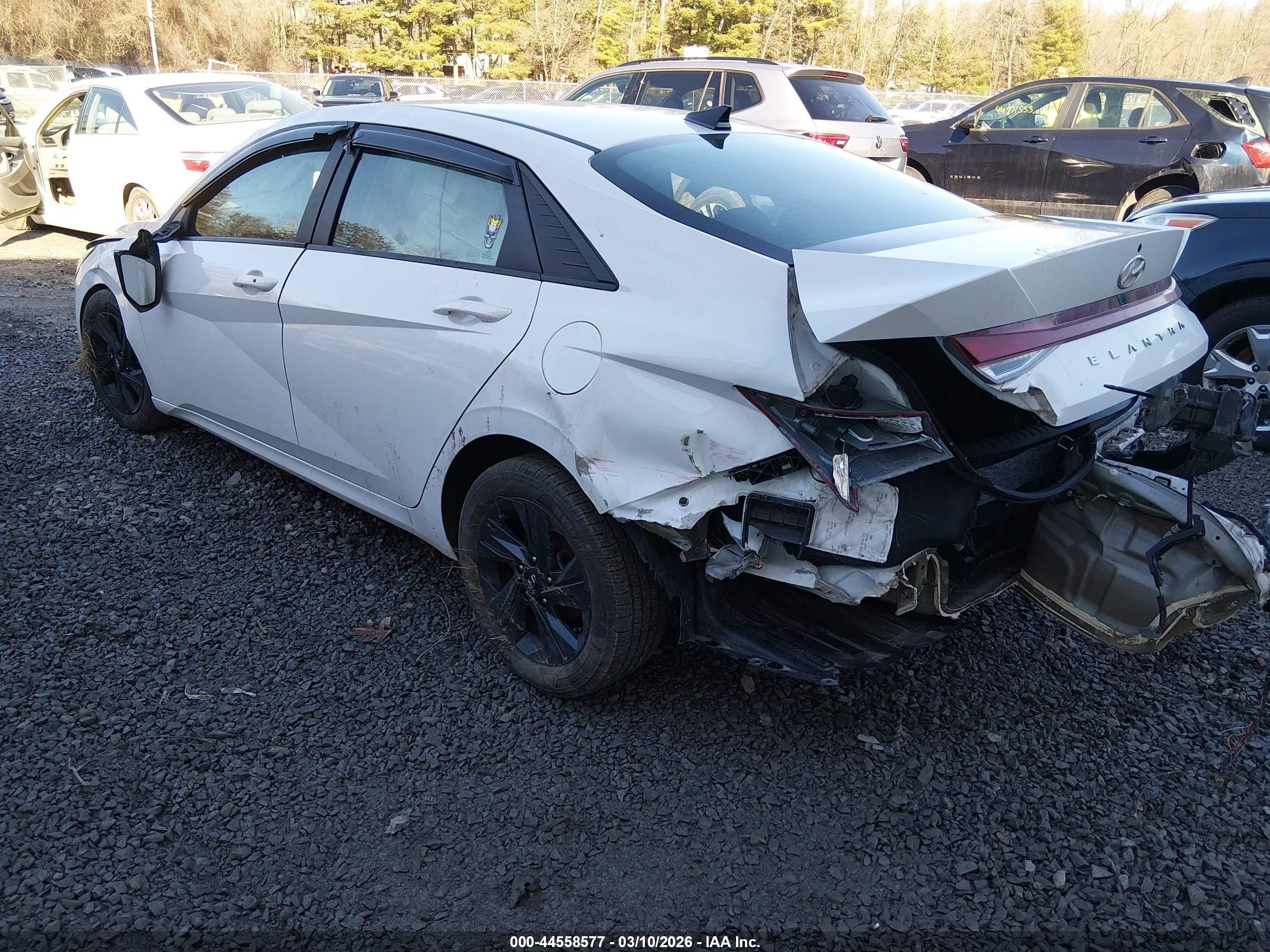 2021 Hyundai Elantra Sel Желтый vin: 5NPLS4AG1MH005775