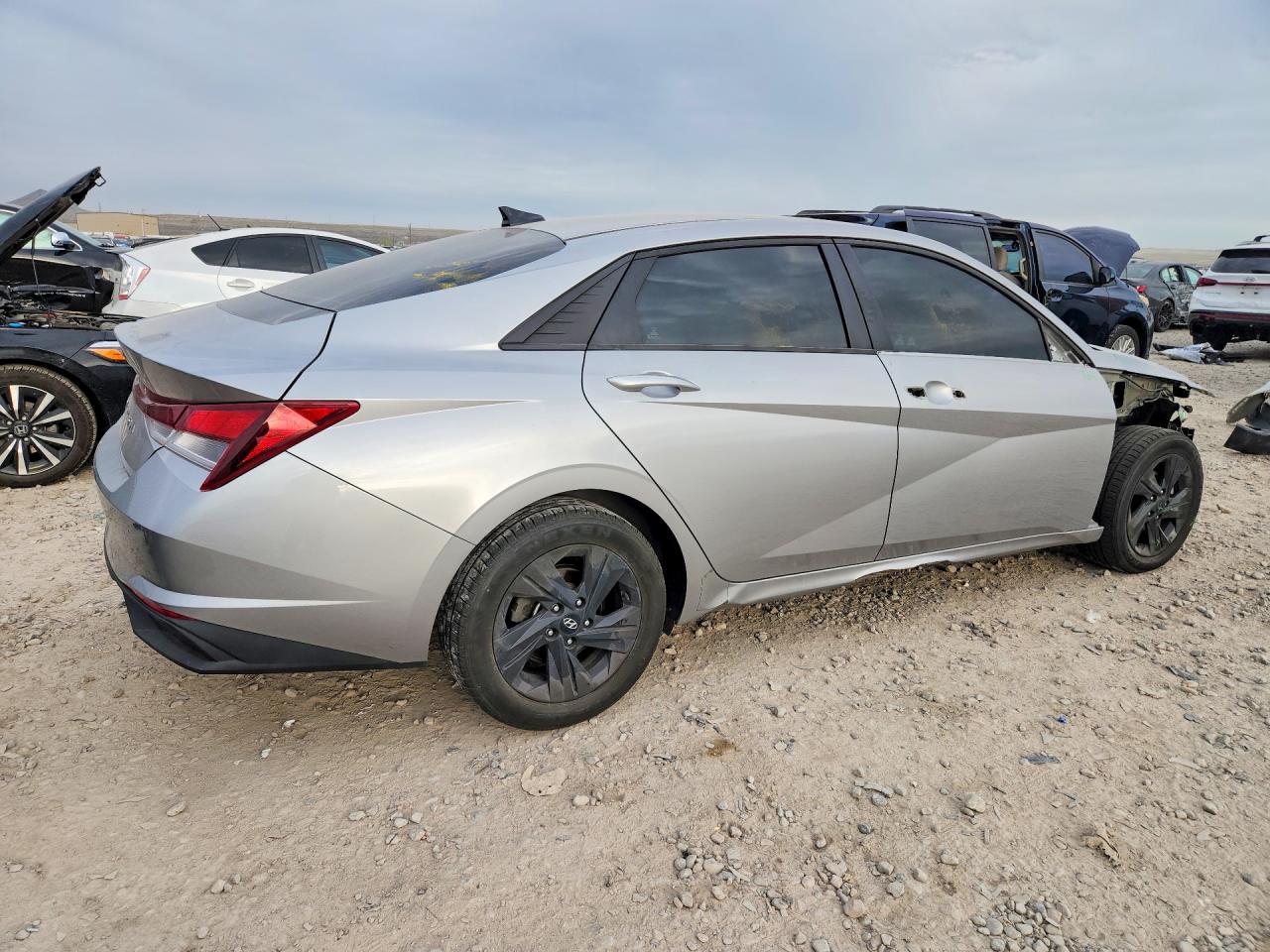 2021 Hyundai Elantra Sel Silver vin: 5NPLS4AG1MH023306