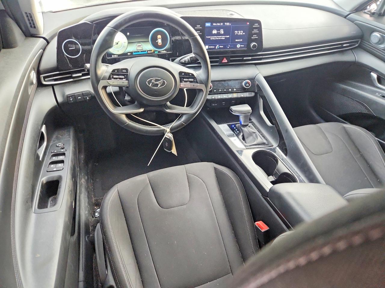 2021 Hyundai Elantra Sel Silver vin: 5NPLS4AG1MH023306