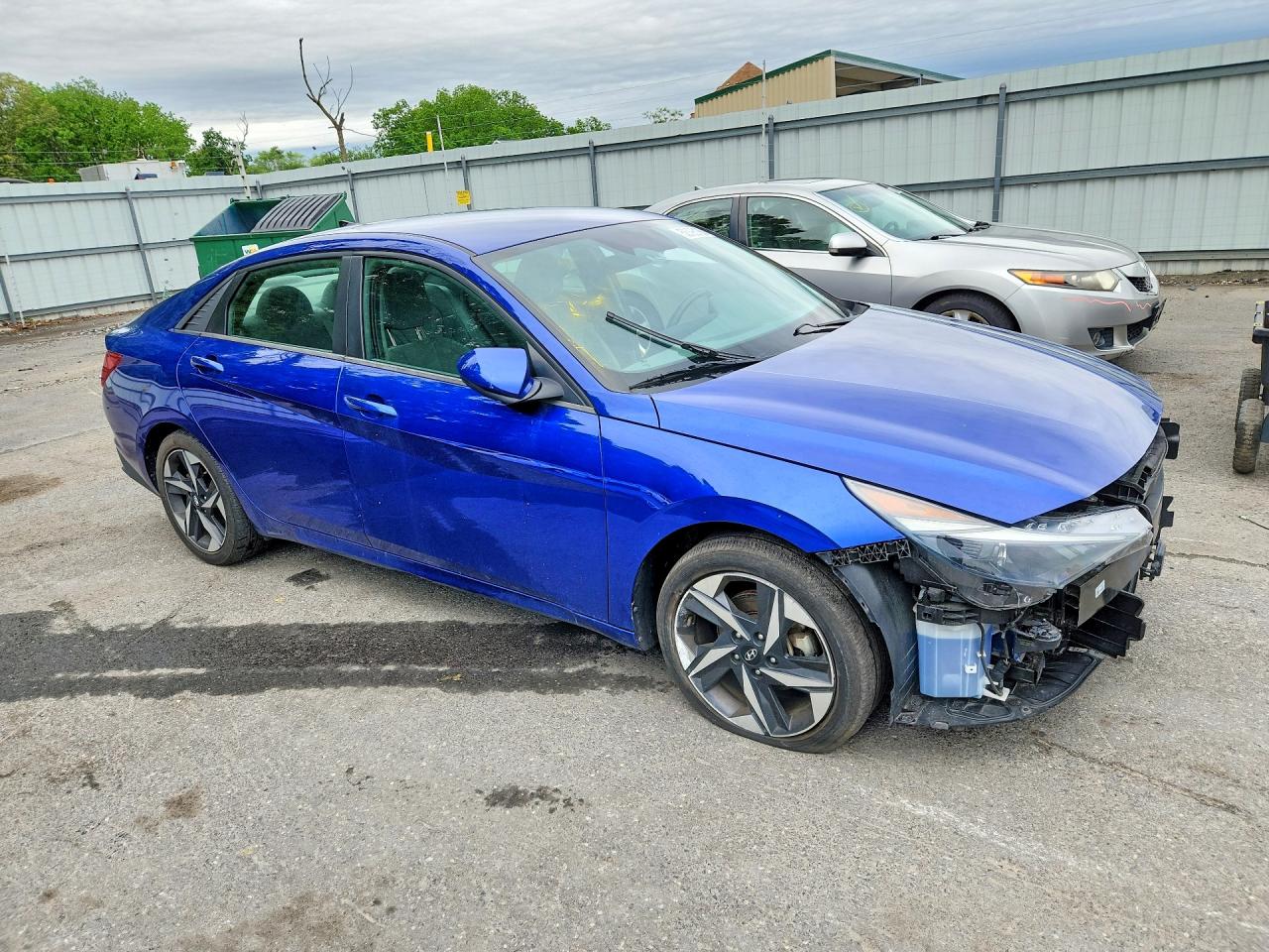 2023 Hyundai Elantra Sel Blue vin: 5NPLS4AG1PH107467