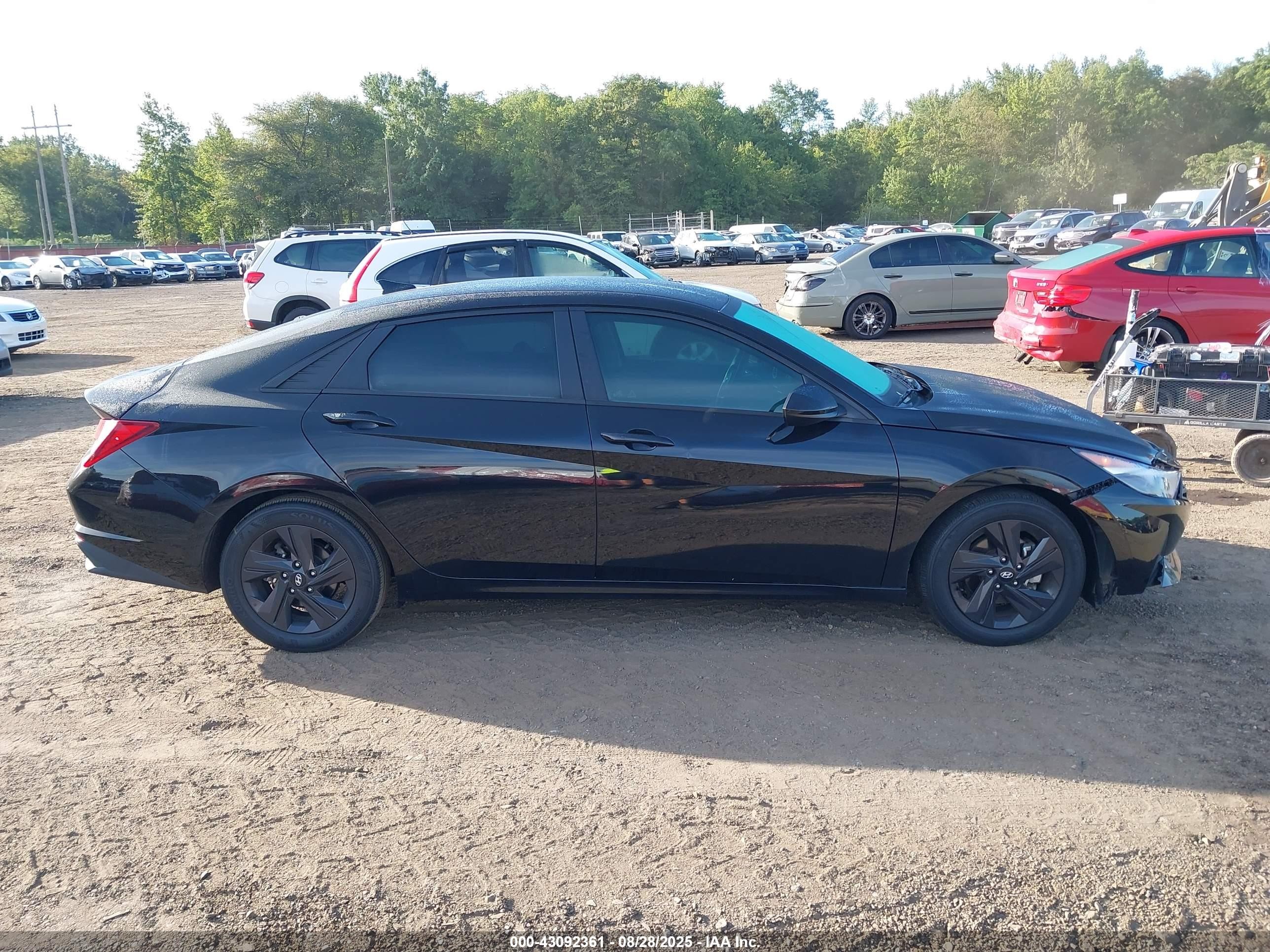 2021 Hyundai Elantra Sel Black vin: 5NPLS4AG3MH051950