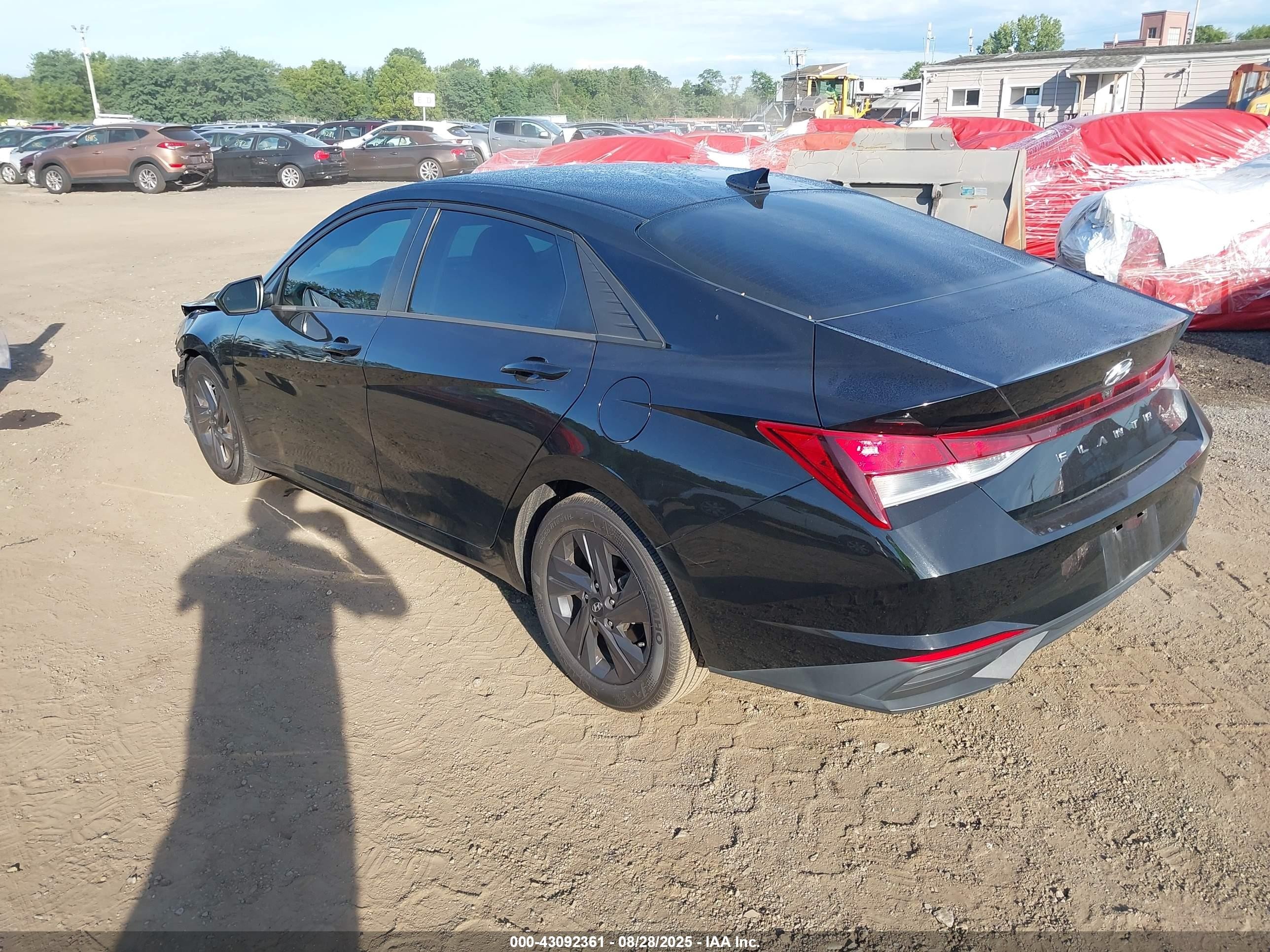 2021 Hyundai Elantra Sel Black vin: 5NPLS4AG3MH051950