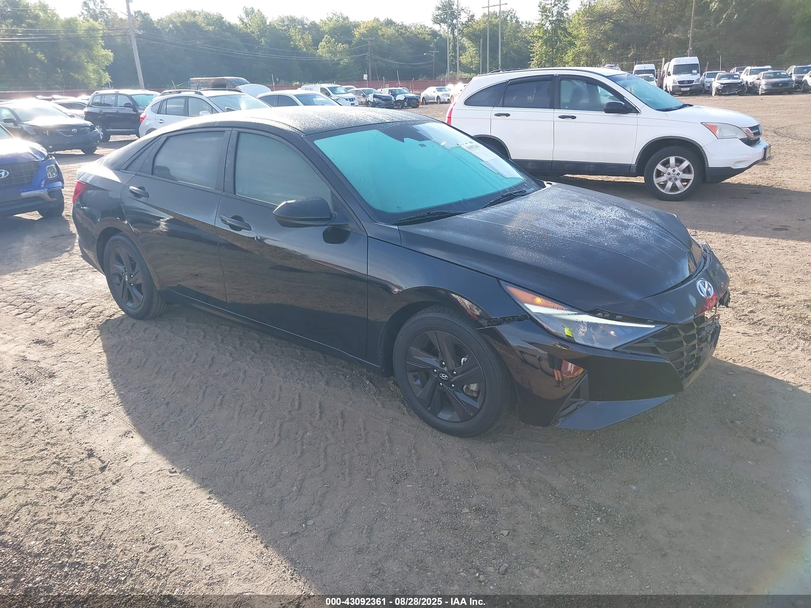 2021 Hyundai Elantra Sel Black vin: 5NPLS4AG3MH051950
