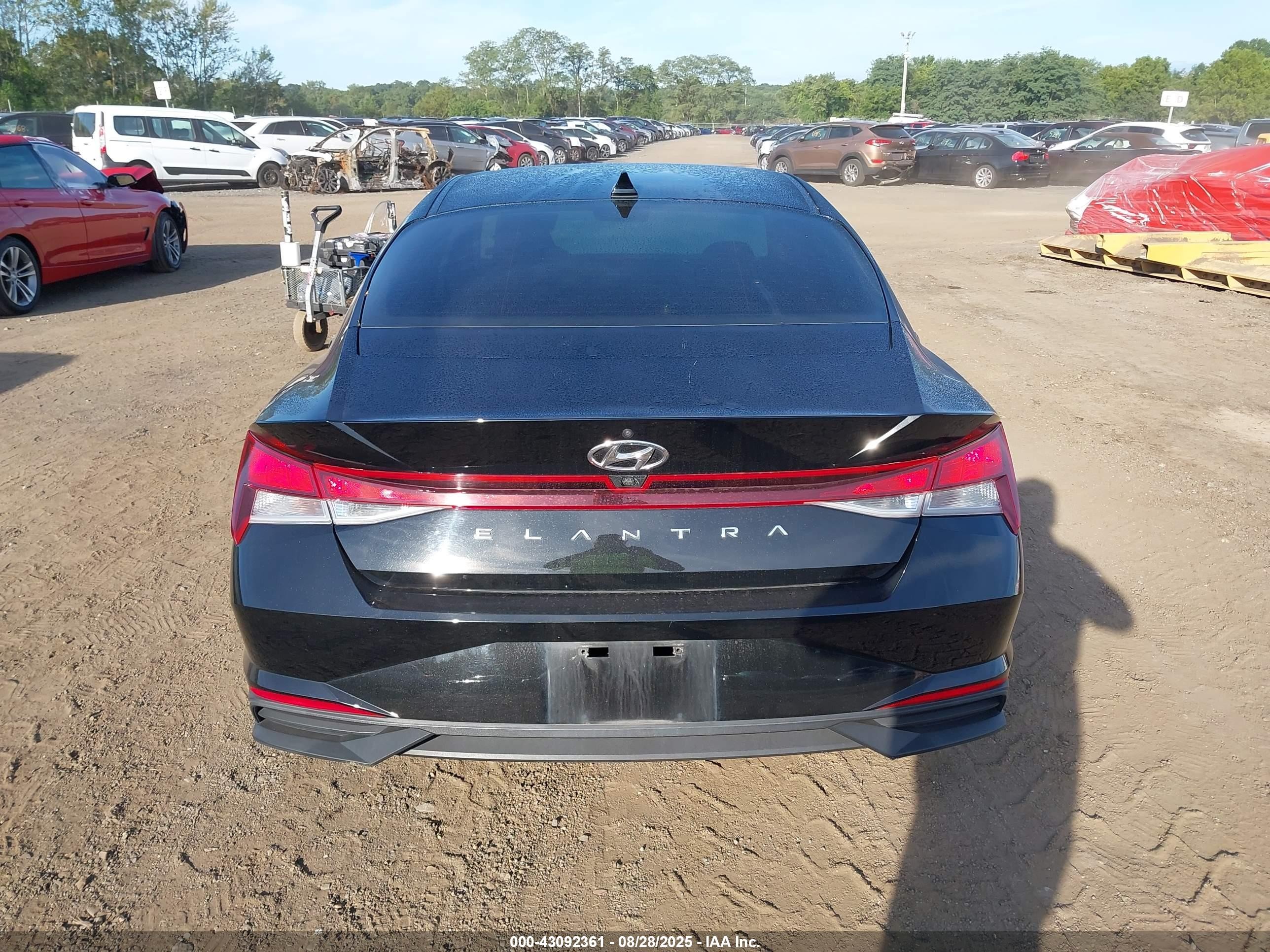 2021 Hyundai Elantra Sel Black vin: 5NPLS4AG3MH051950