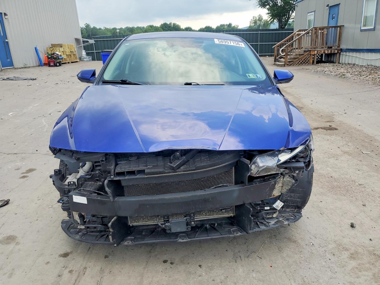 2022 Hyundai Elantra Sel Blue vin: 5NPLS4AG3NH053716