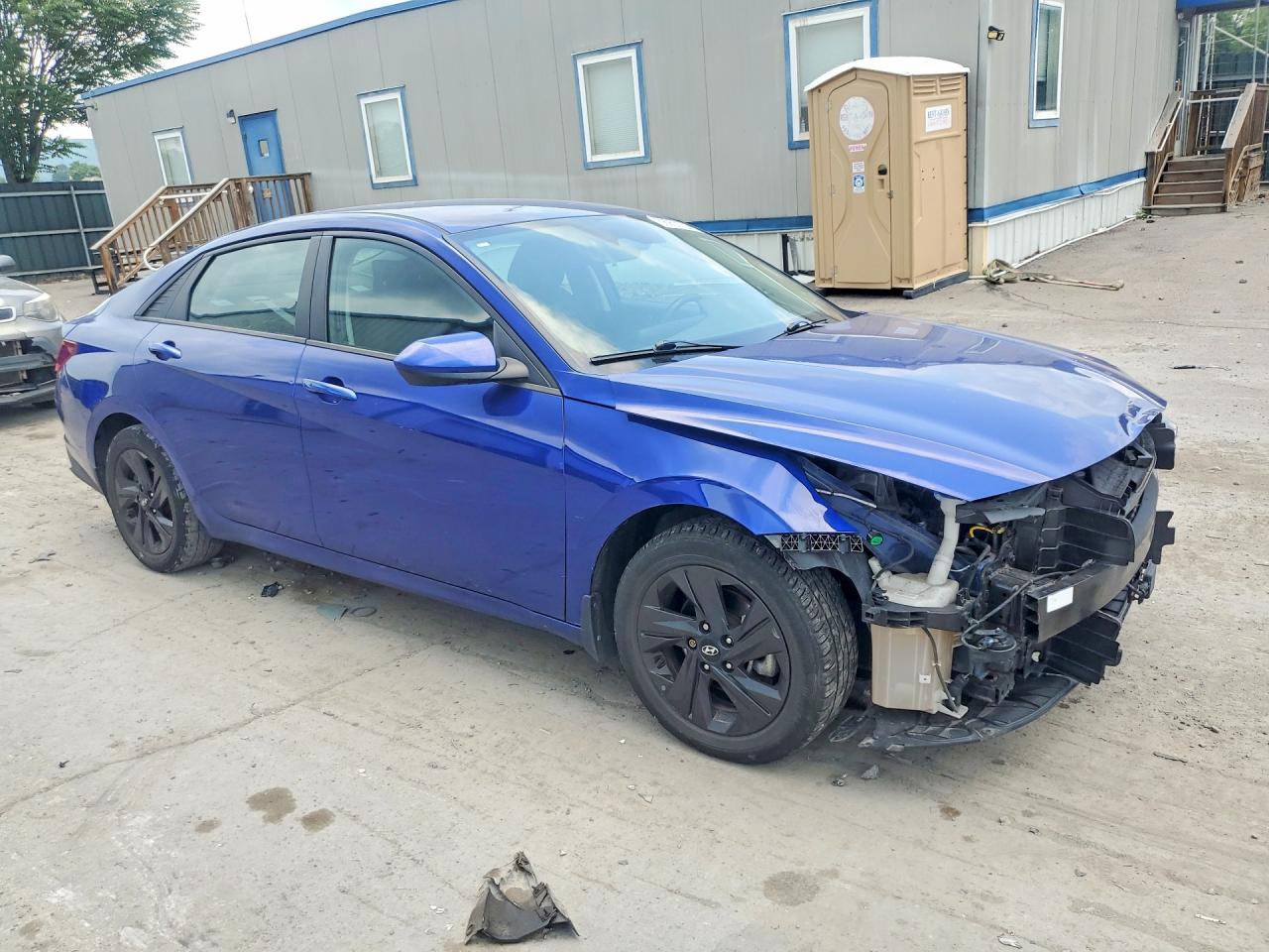 2022 Hyundai Elantra Sel Blue vin: 5NPLS4AG3NH053716