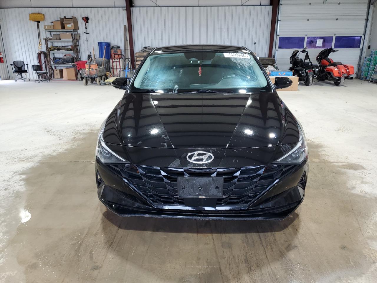 2022 Hyundai Elantra Sel Black vin: 5NPLS4AG6NH059106 Damage: Hood, Chipped, 6