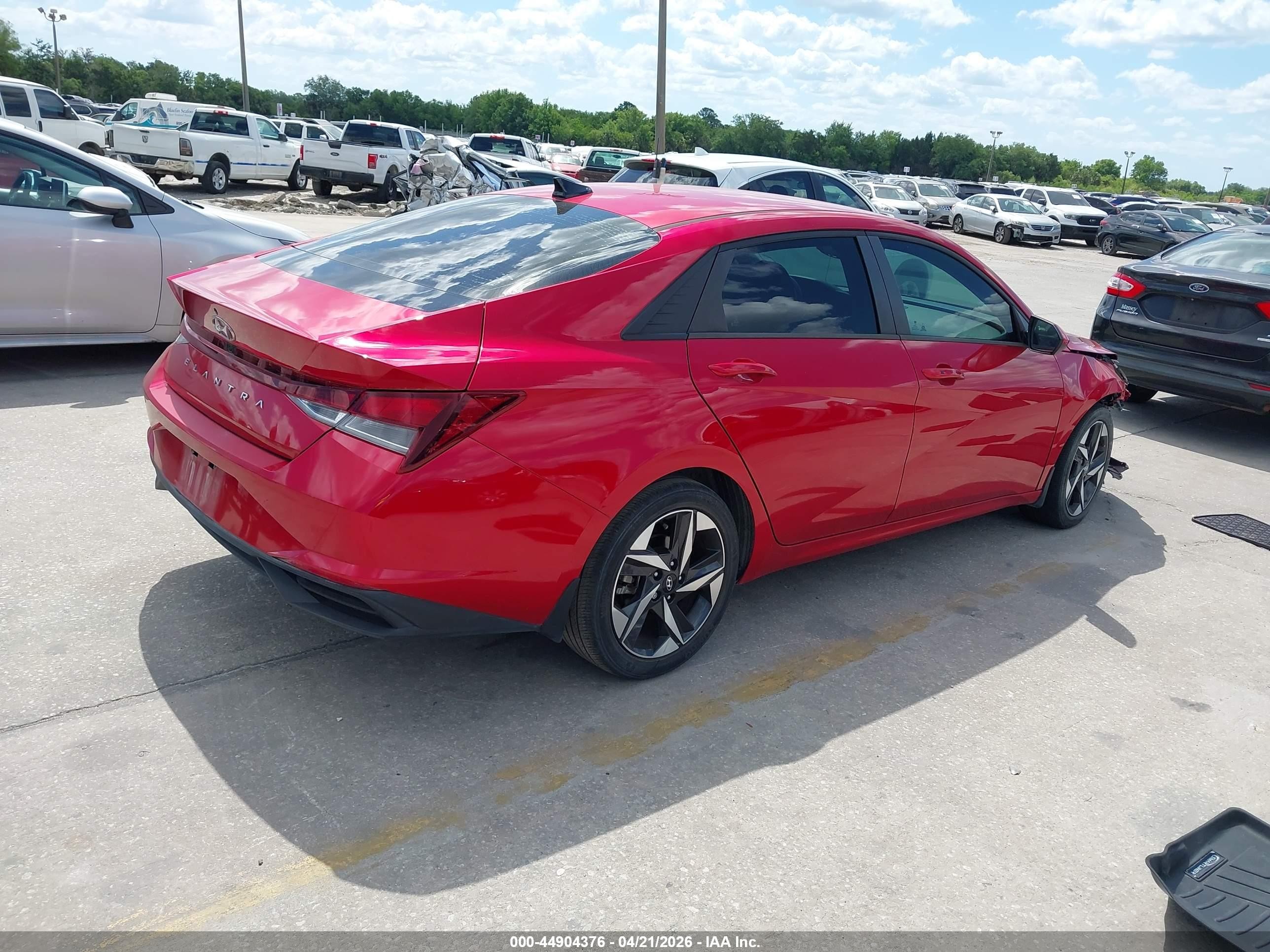 2023 Hyundai Elantra Sel Темно-бордовый vin: 5NPLS4AG6PH098782