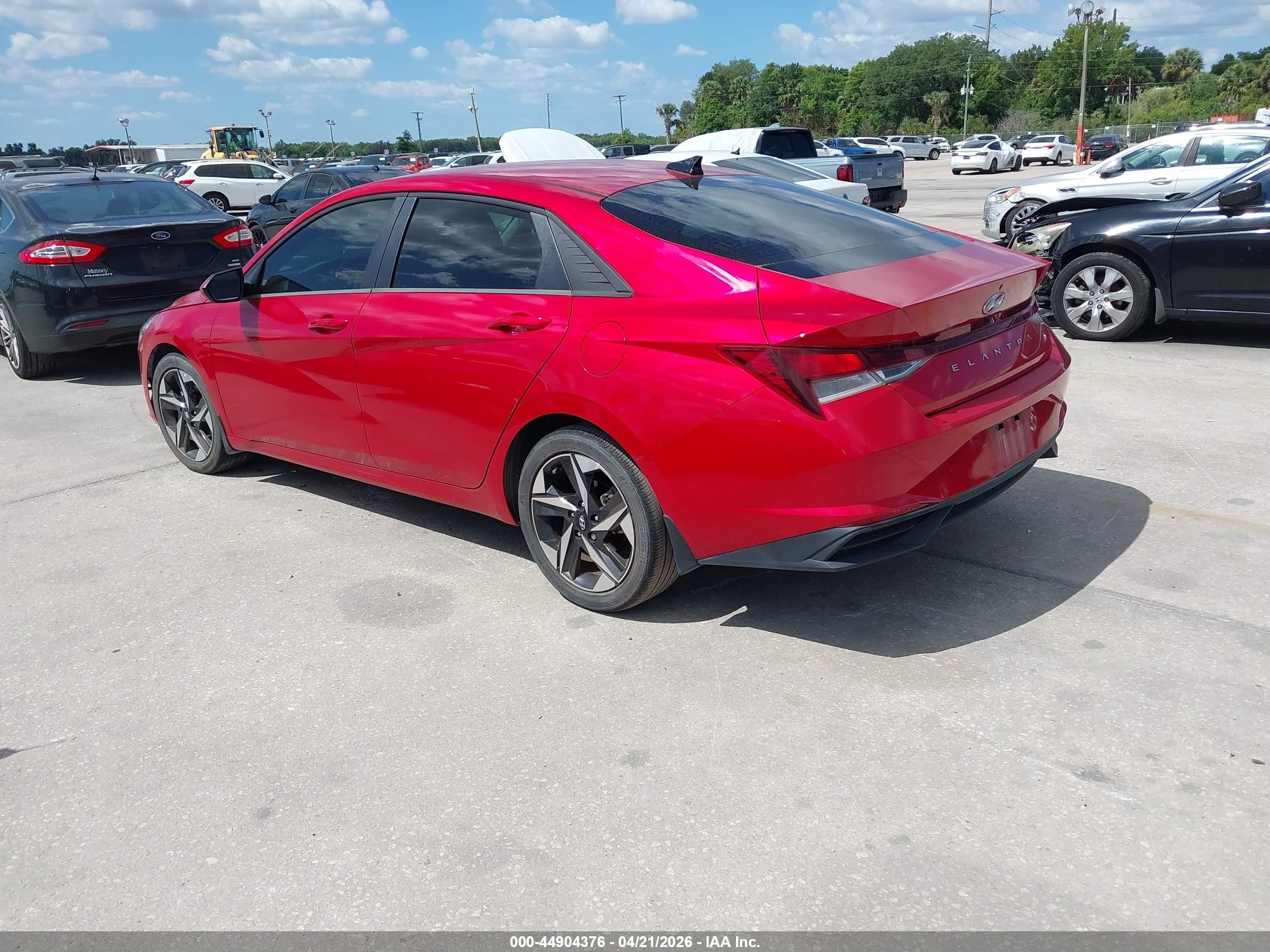 2023 Hyundai Elantra Sel Темно-бордовый vin: 5NPLS4AG6PH098782