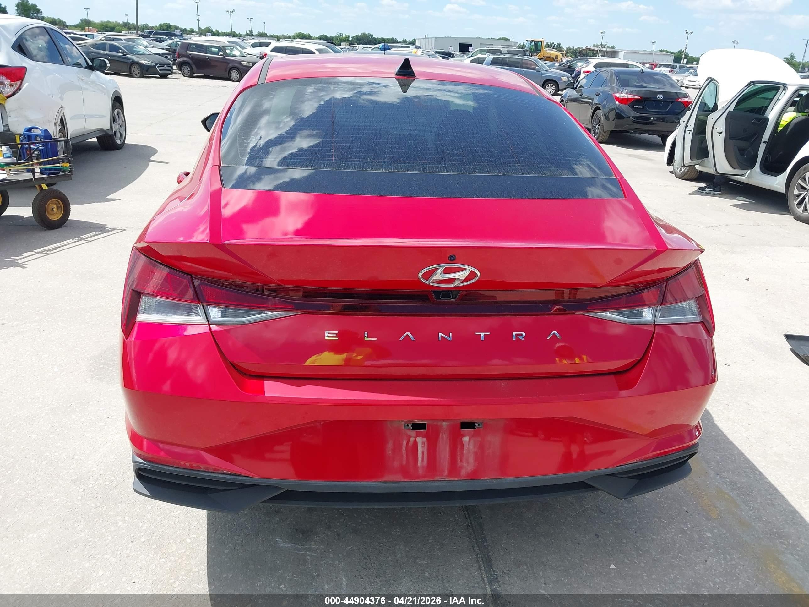 2023 Hyundai Elantra Sel Темно-бордовый vin: 5NPLS4AG6PH098782