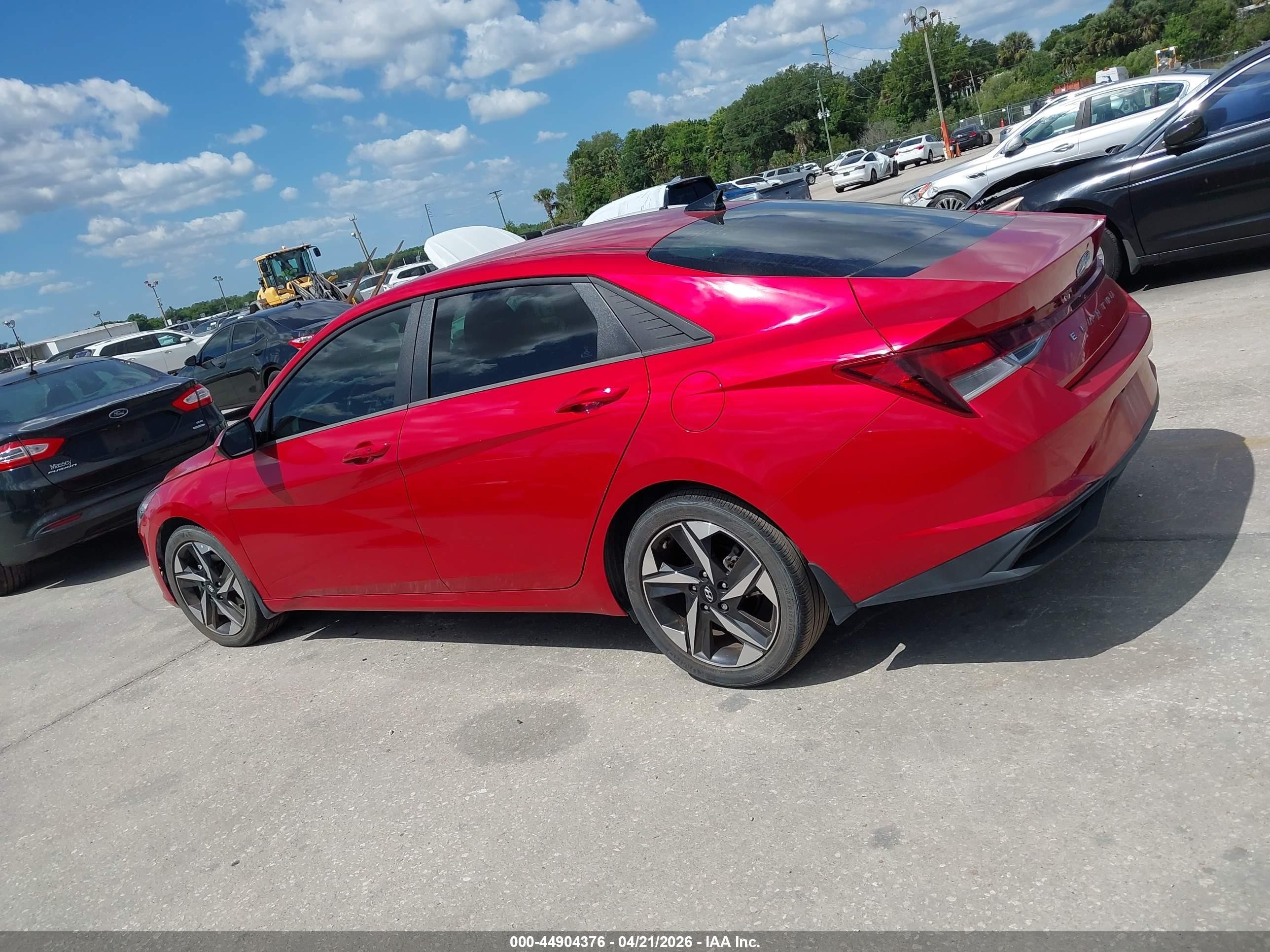 2023 Hyundai Elantra Sel Темно-бордовый vin: 5NPLS4AG6PH098782