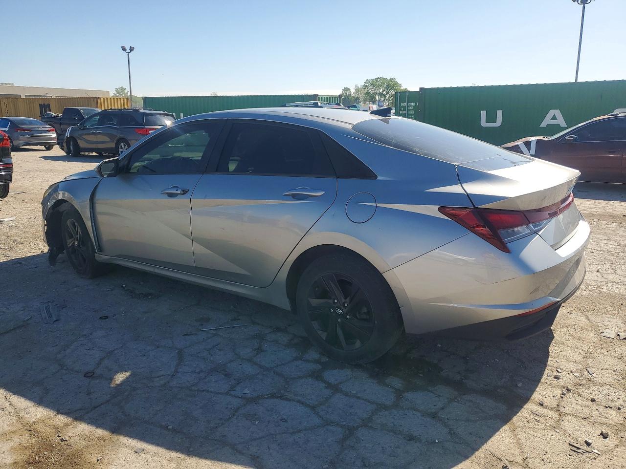 2022 Hyundai Elantra Sel Silver vin: 5NPLS4AG7NH067683
