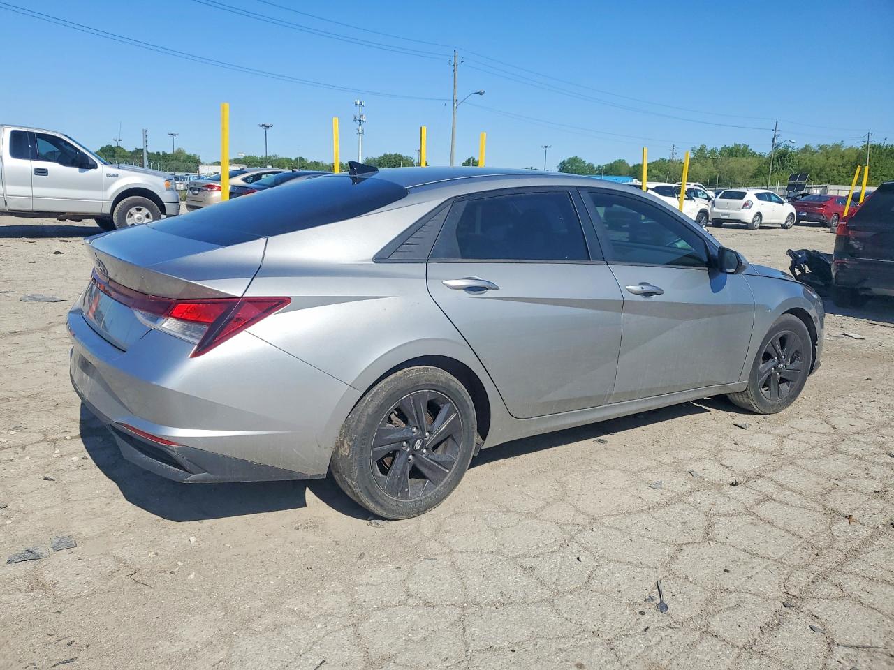 2022 Hyundai Elantra Sel Silver vin: 5NPLS4AG7NH067683