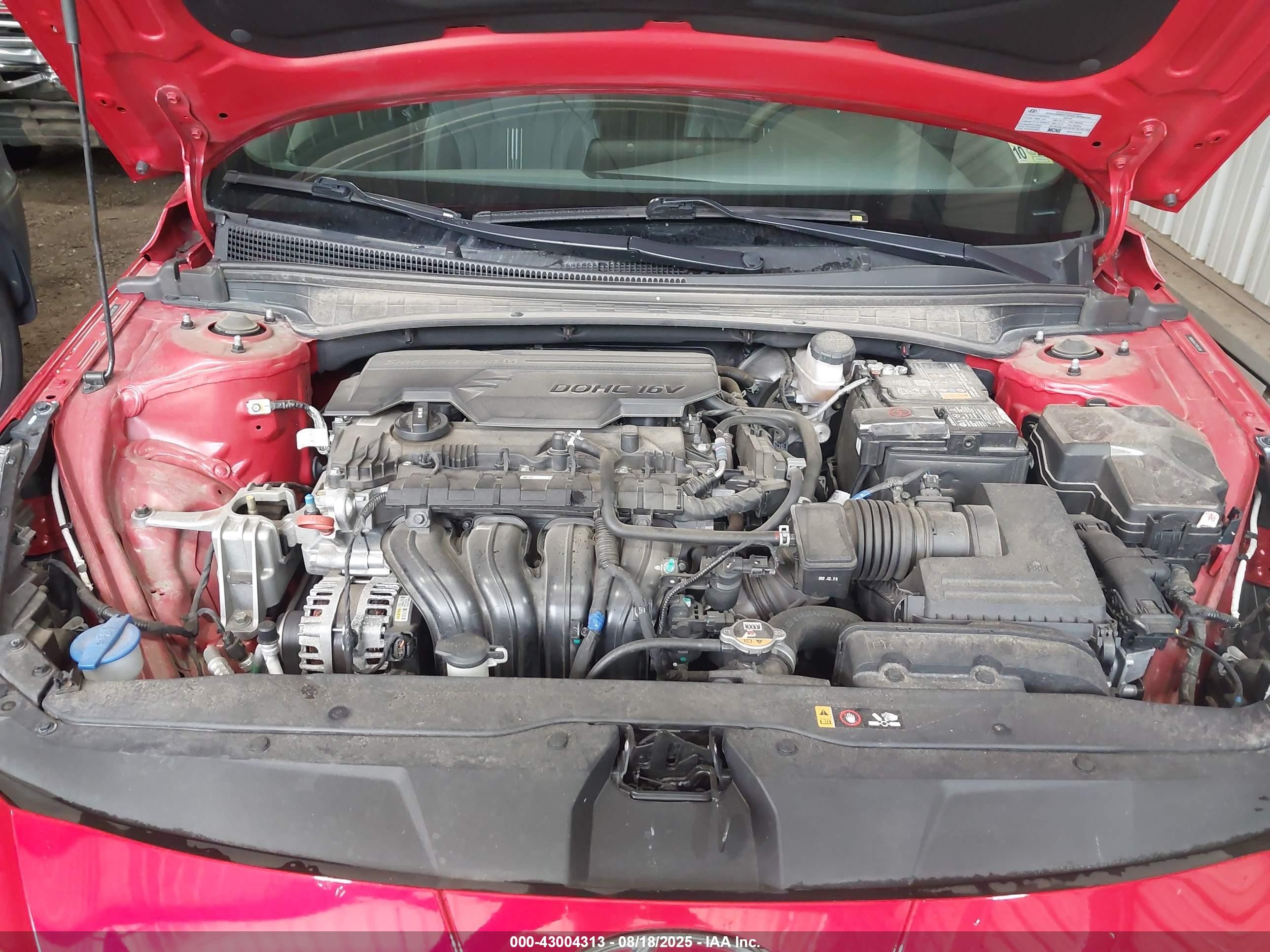 2023 Hyundai Elantra Sel Красный vin: 5NPLS4AG7PH098886