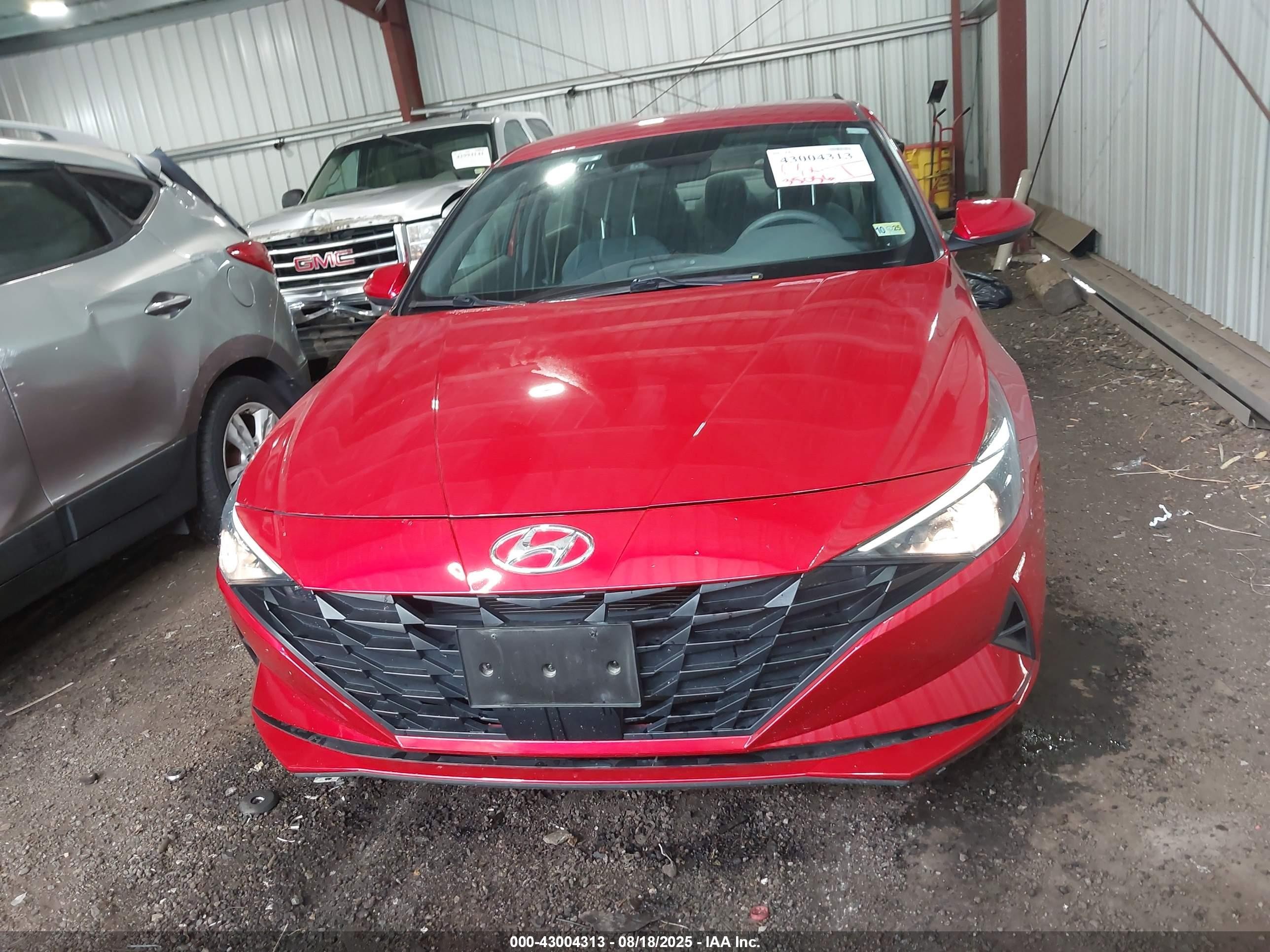 2023 Hyundai Elantra Sel Красный vin: 5NPLS4AG7PH098886
