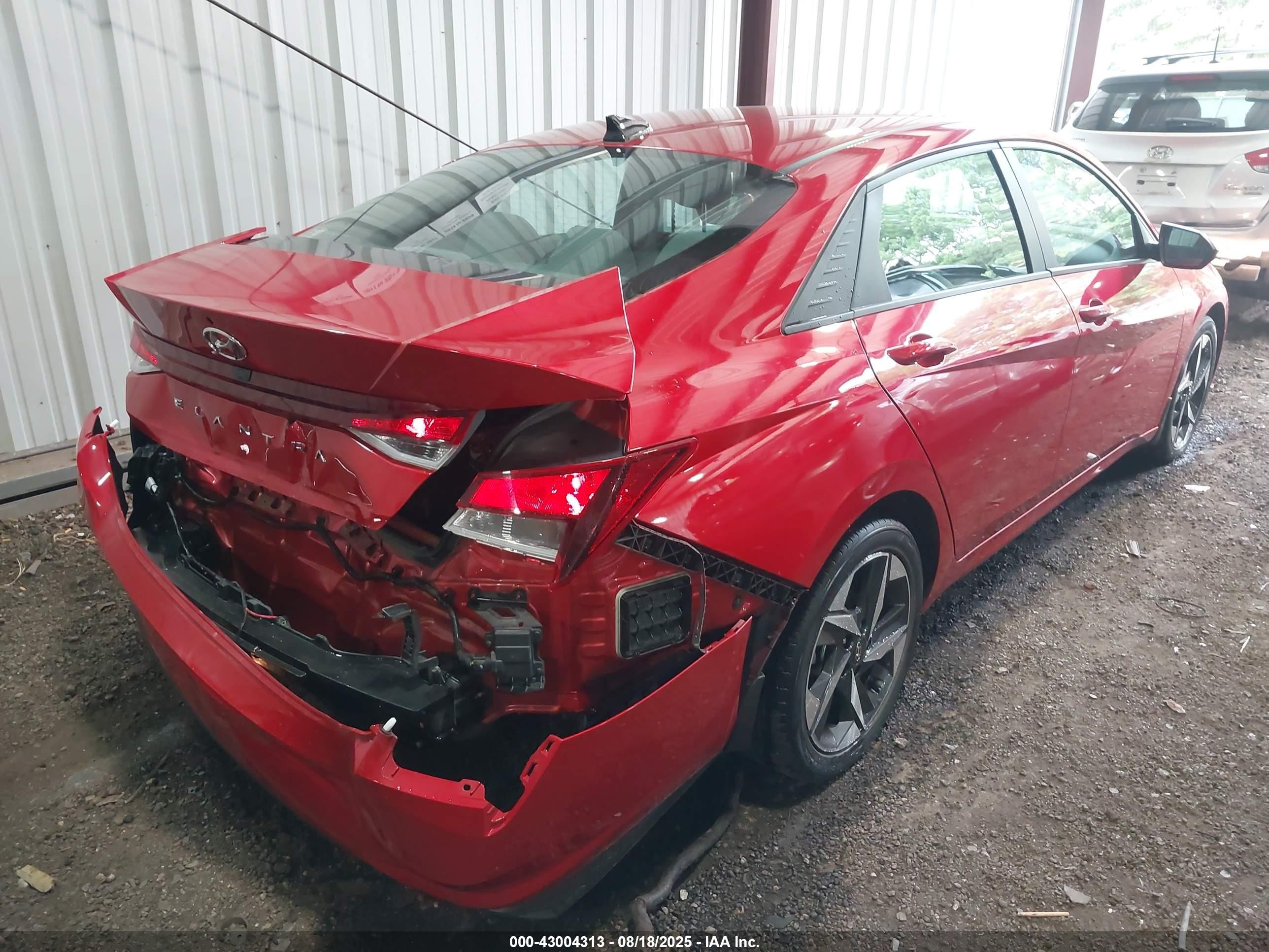 2023 Hyundai Elantra Sel Красный vin: 5NPLS4AG7PH098886