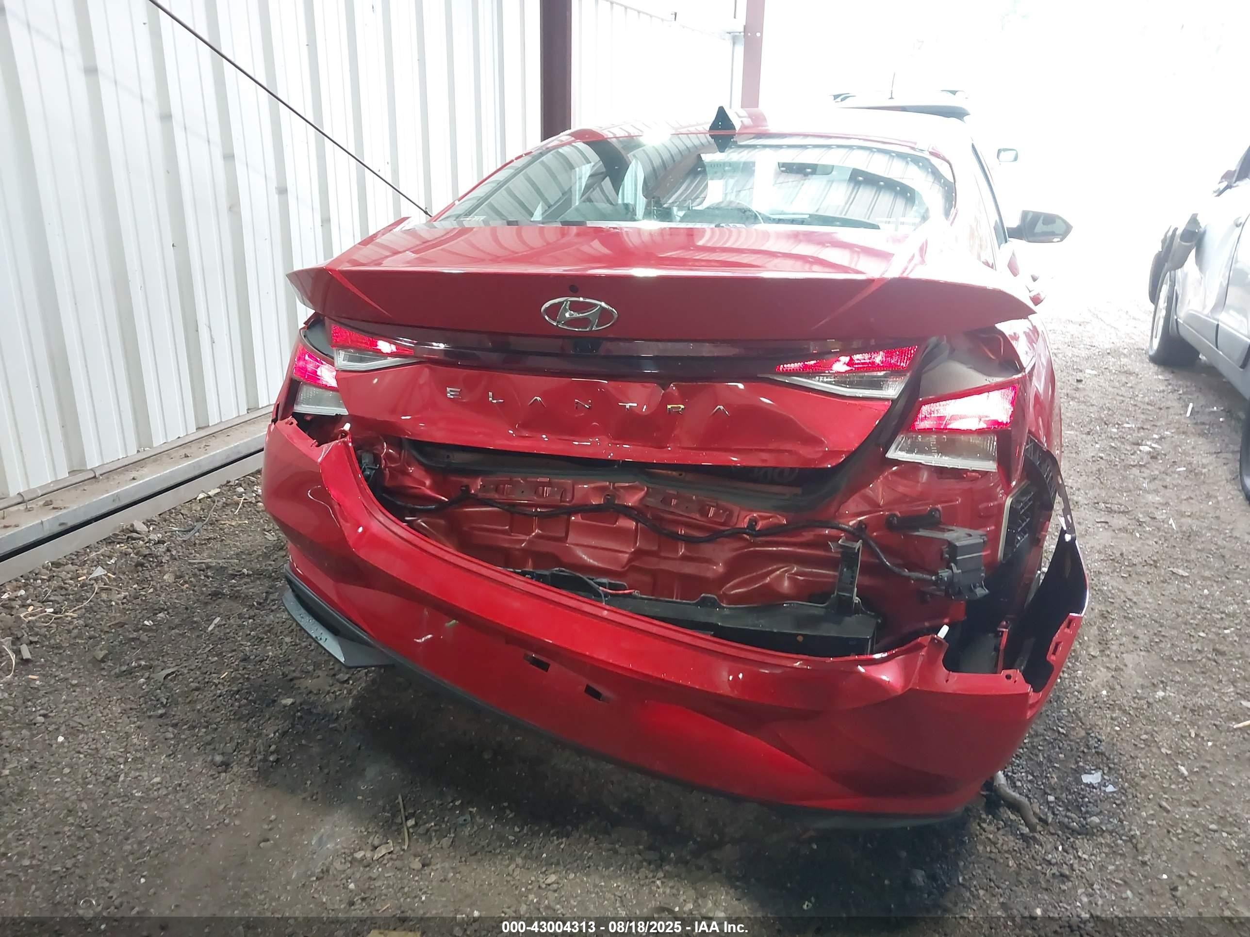 2023 Hyundai Elantra Sel Красный vin: 5NPLS4AG7PH098886