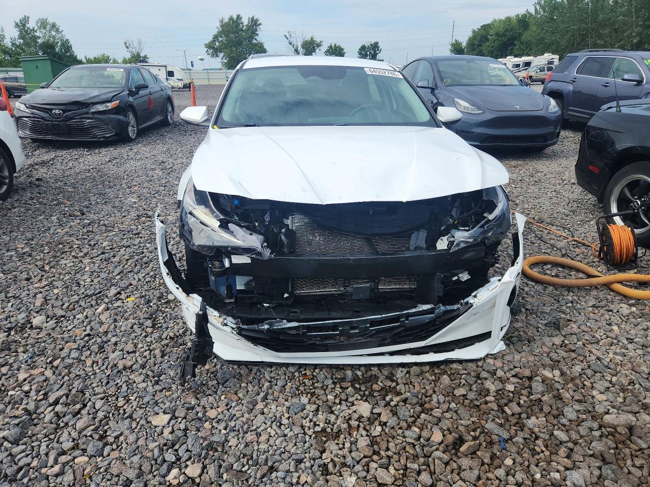 2021 Hyundai Elantra Sel White vin: 5NPLS4AG8MH039521