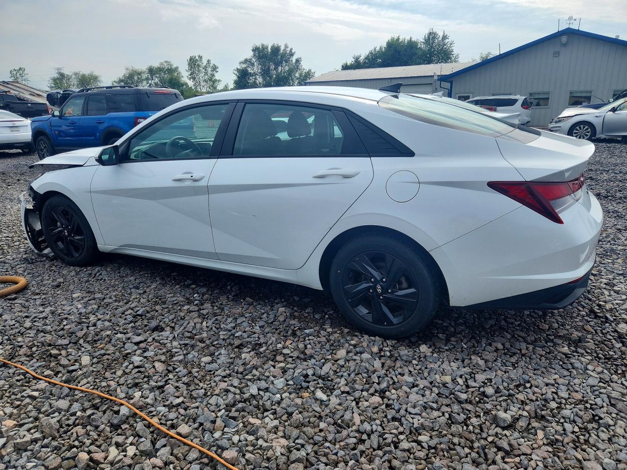 2021 Hyundai Elantra Sel White vin: 5NPLS4AG8MH039521
