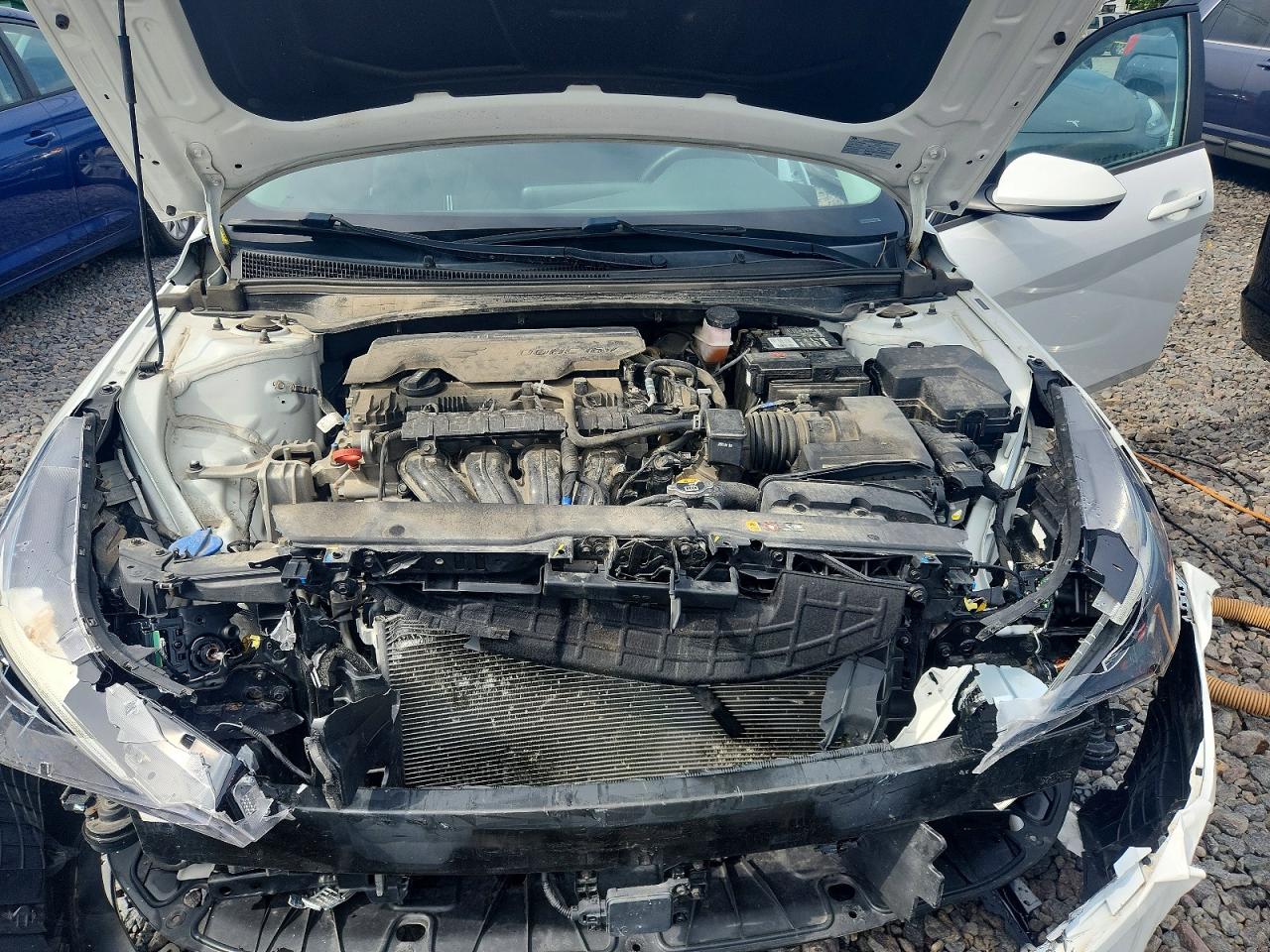 2021 Hyundai Elantra Sel White vin: 5NPLS4AG8MH039521