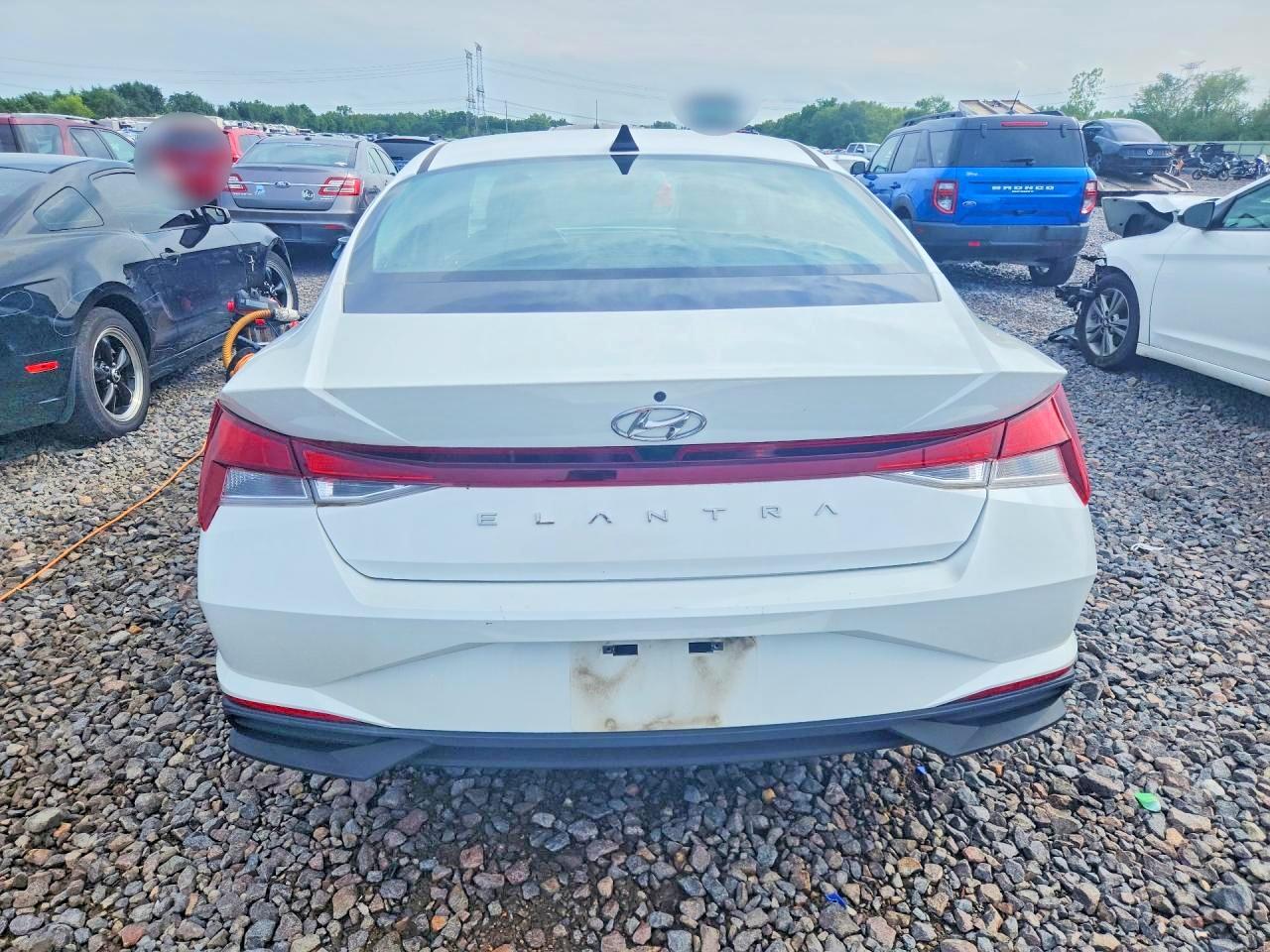 2021 Hyundai Elantra Sel White vin: 5NPLS4AG8MH039521