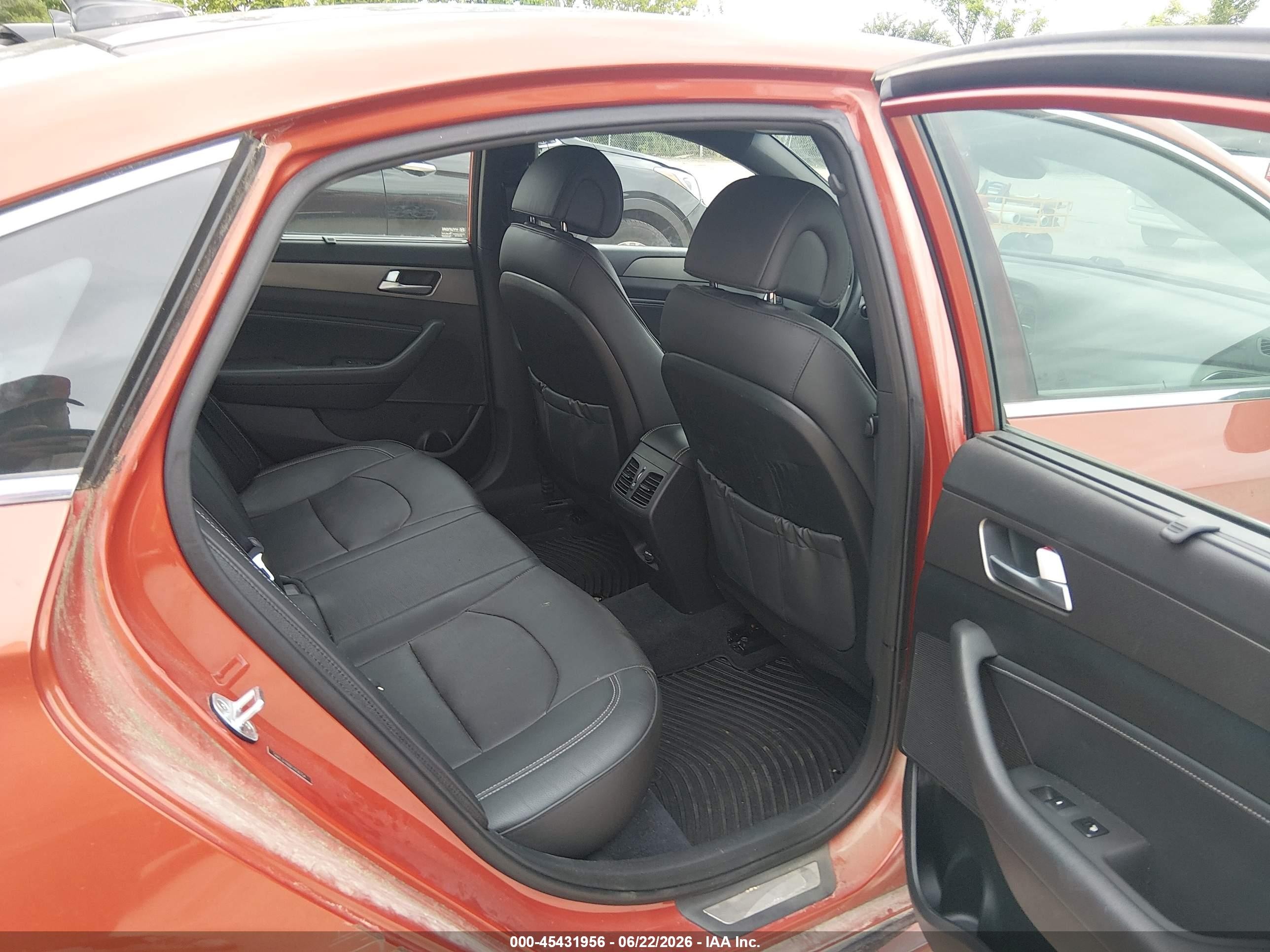 2015 Hyundai Sonata   Orange vin: 5NTE34AB8FH156254