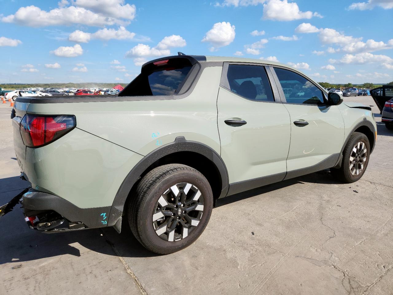 2025 Hyundai Santa Cruz Se Зеленый vin: 5NTJA4DE5SH145105