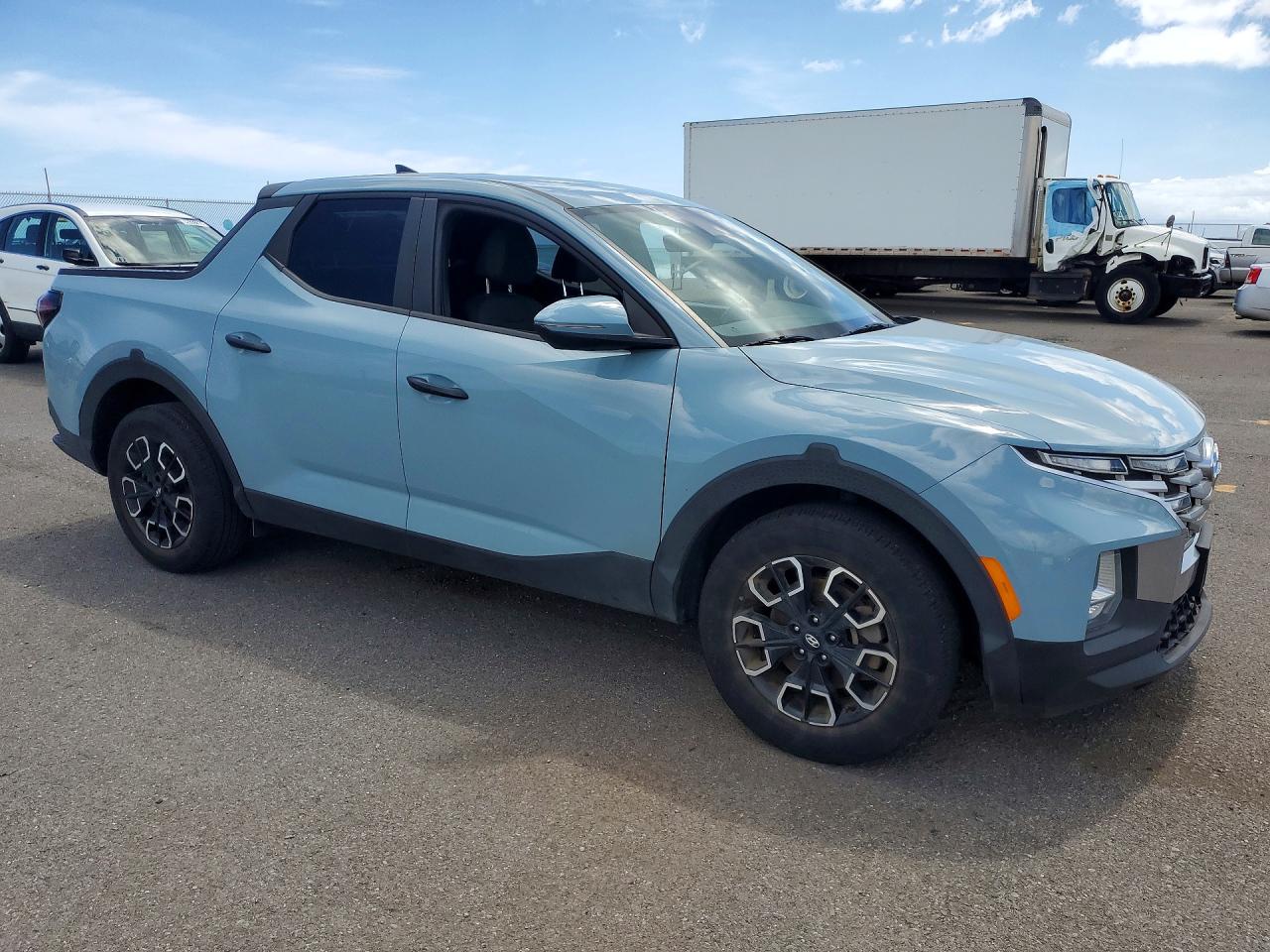 2022 Hyundai Santa Cruz Sel Blue vin: 5NTJB4AE2NH001260