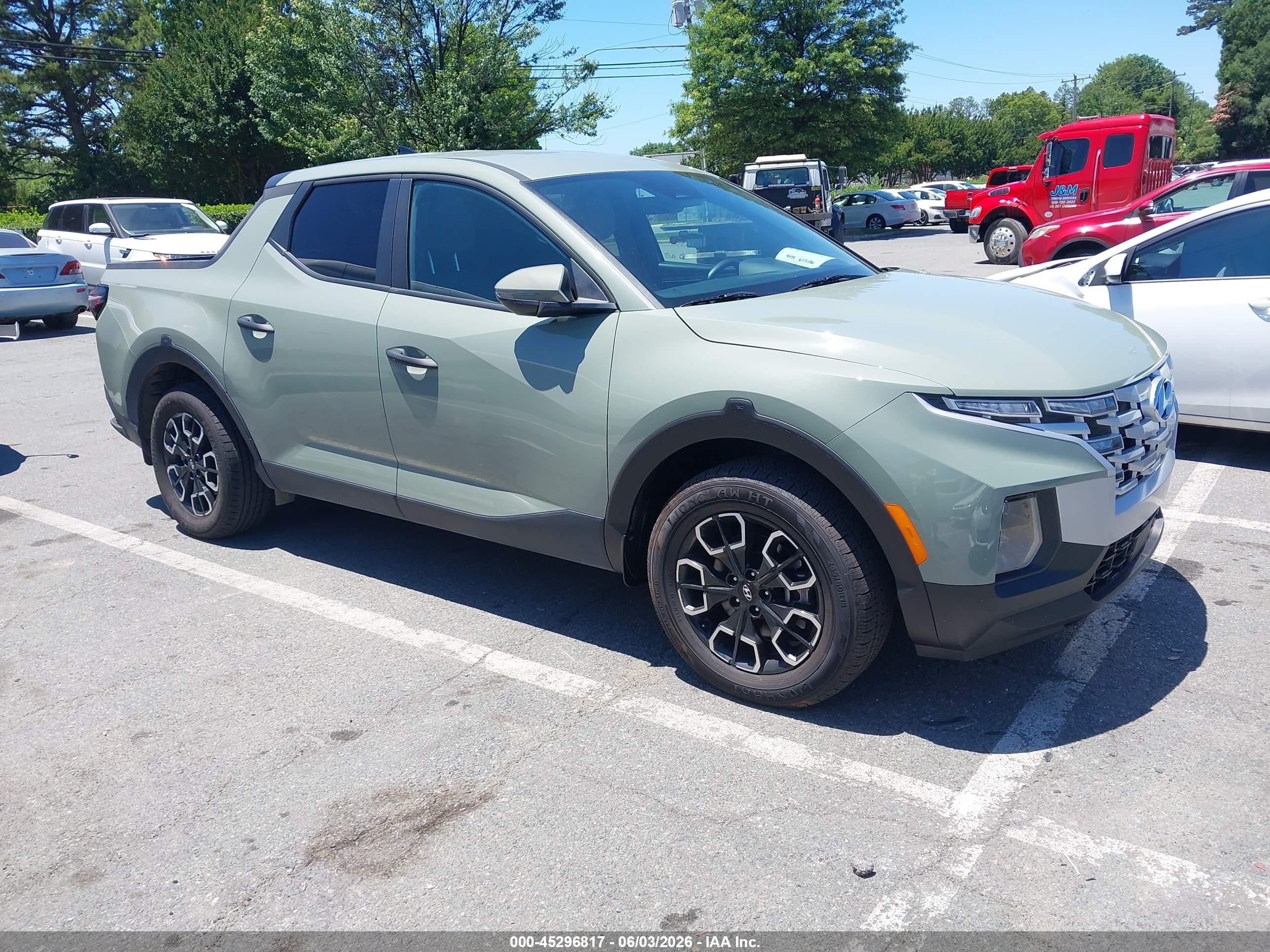 2024 Hyundai Santa Cruz Sel Зеленый vin: 5NTJB4AE8RH100820