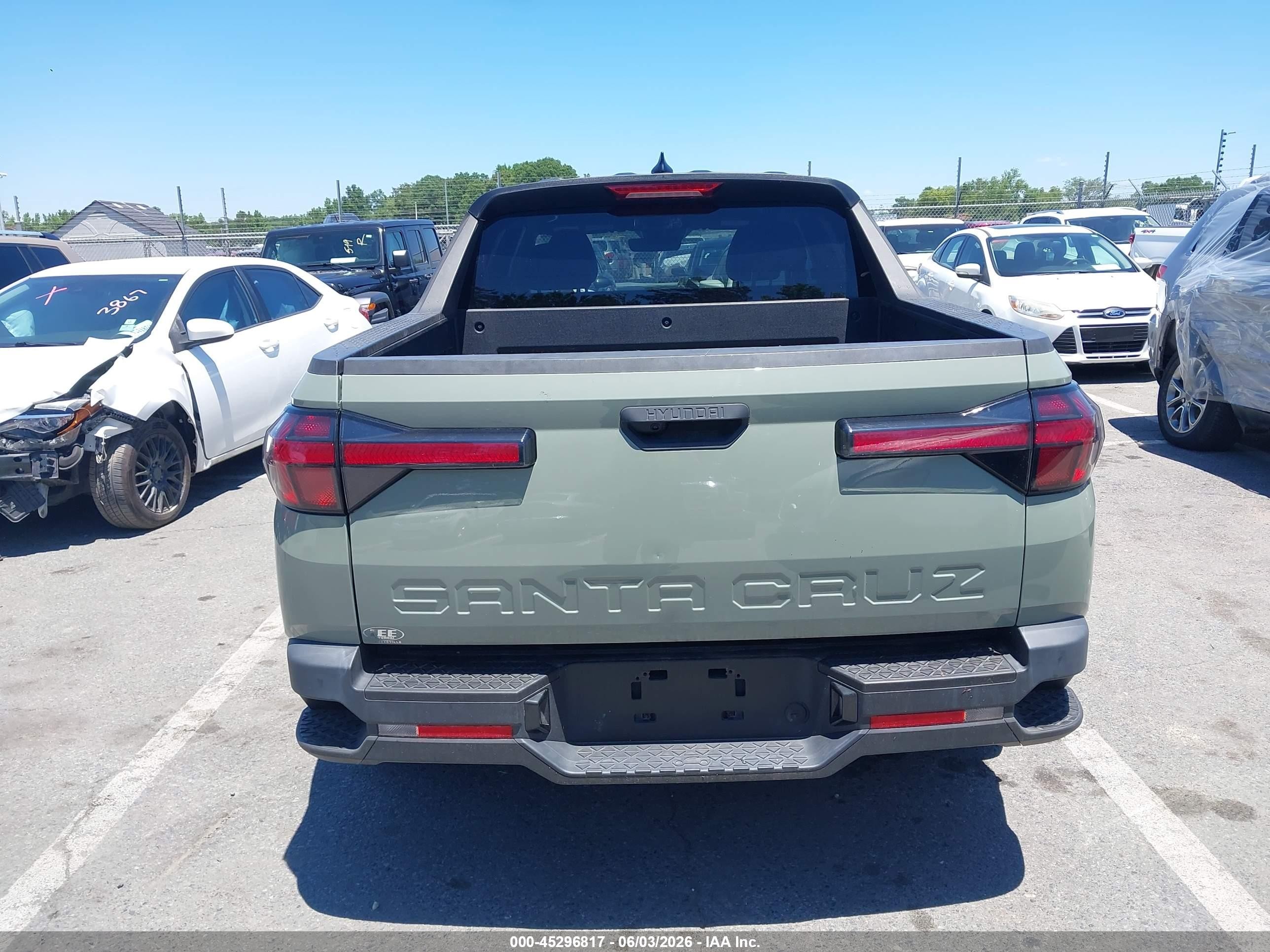2024 Hyundai Santa Cruz Sel Зеленый vin: 5NTJB4AE8RH100820