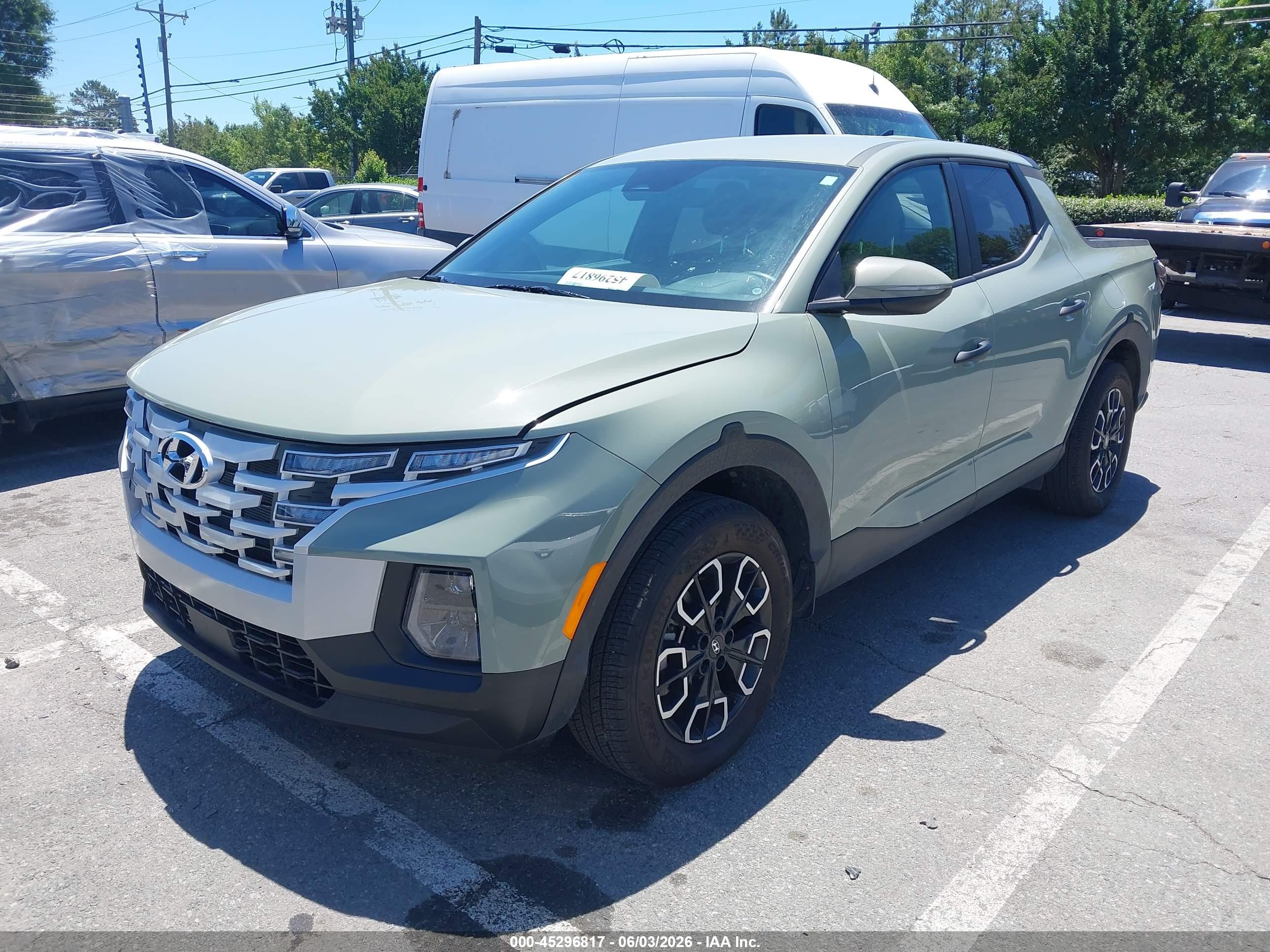 2024 Hyundai Santa Cruz Sel Зеленый vin: 5NTJB4AE8RH100820