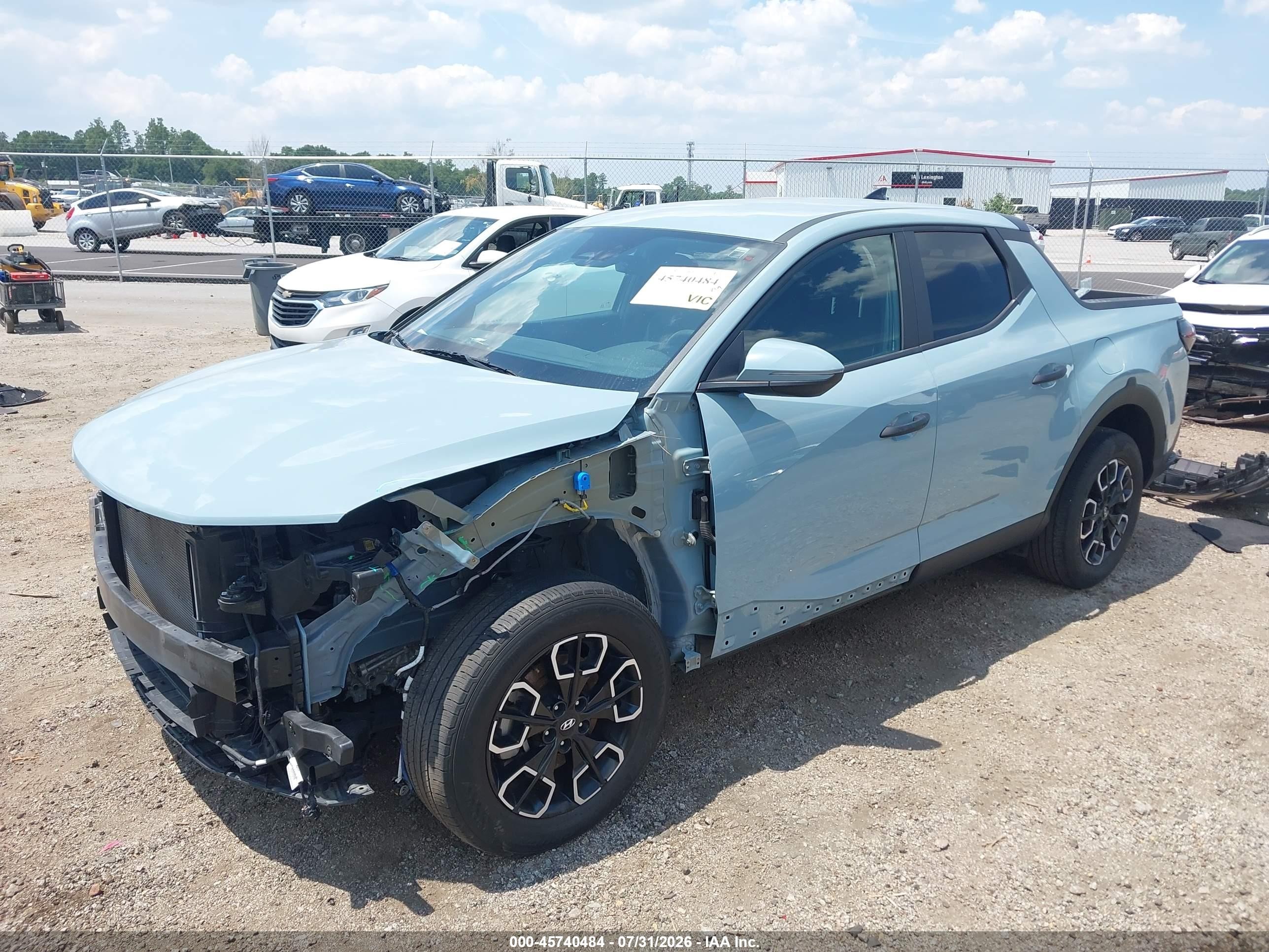 2024 Hyundai Santa Cruz Sel Синий vin: 5NTJB4DE2RH102946