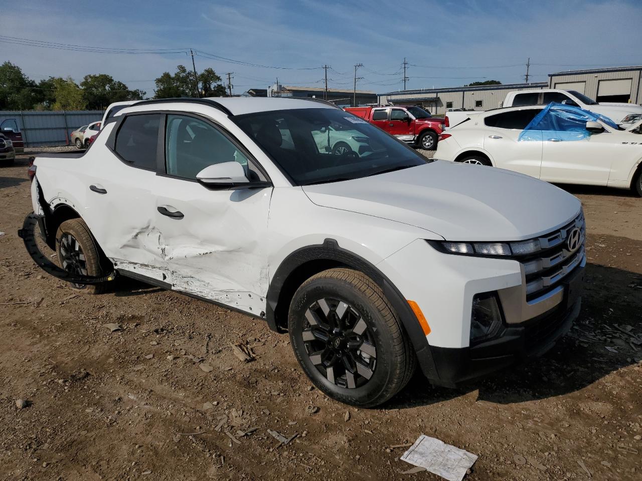 2025 Hyundai Santa Cruz Sel Белый vin: 5NTJBDDE5SH152293