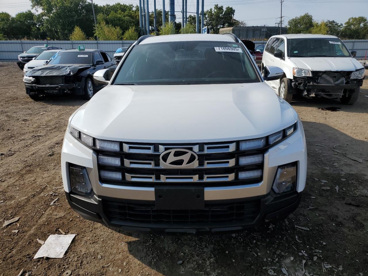 2025 Hyundai Santa Cruz Sel Белый vin: 5NTJBDDE5SH152293