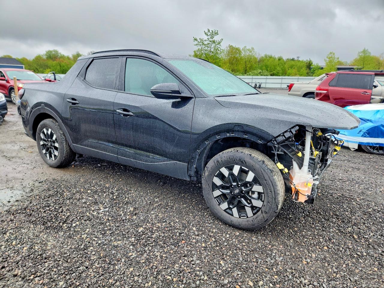 2025 Hyundai Santa Cruz Sel Черный vin: 5NTJBDDE9SH151387