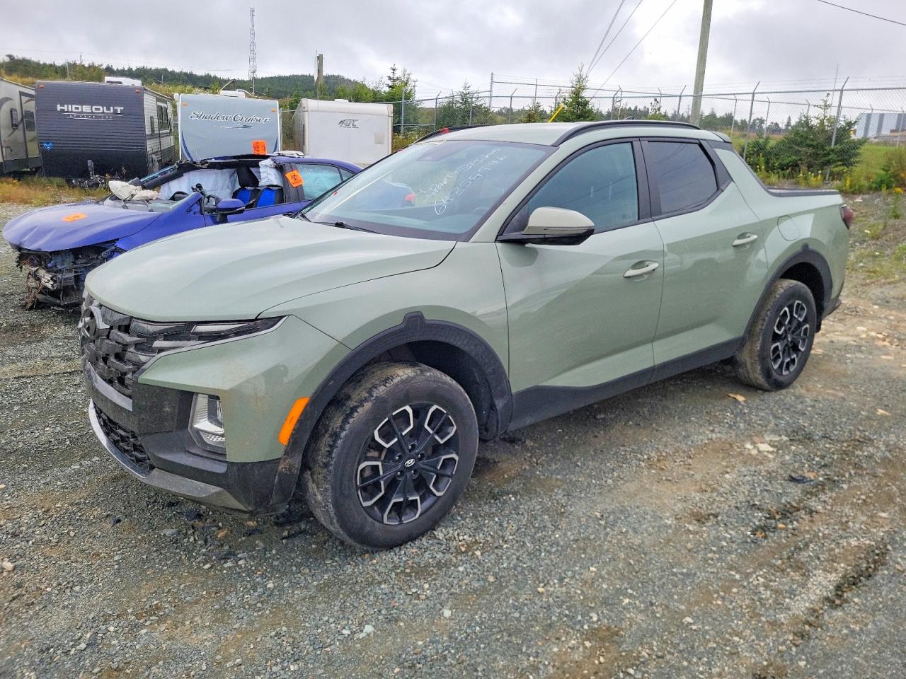 2024 Hyundai Santa Cruz Night Green vin: 5NTJCDAF9RH089641