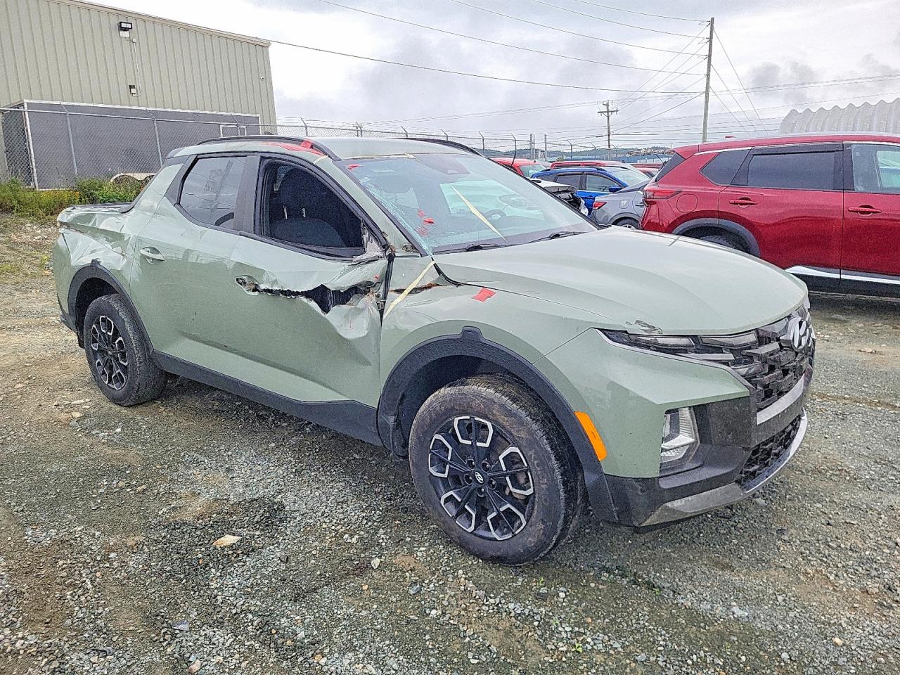 2024 Hyundai Santa Cruz Night Green vin: 5NTJCDAF9RH089641