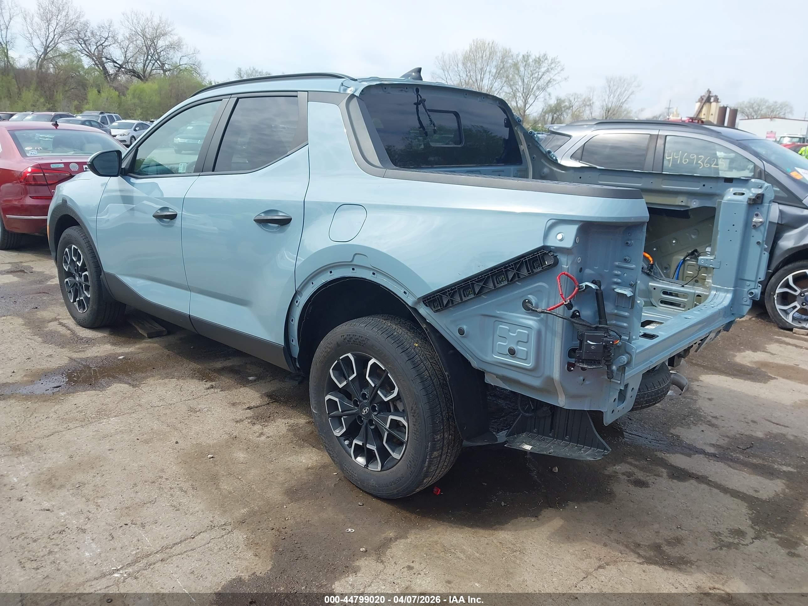 2024 Hyundai Santa Cruz Sel Light Blue vin: 5NTJCDDE3RH118943