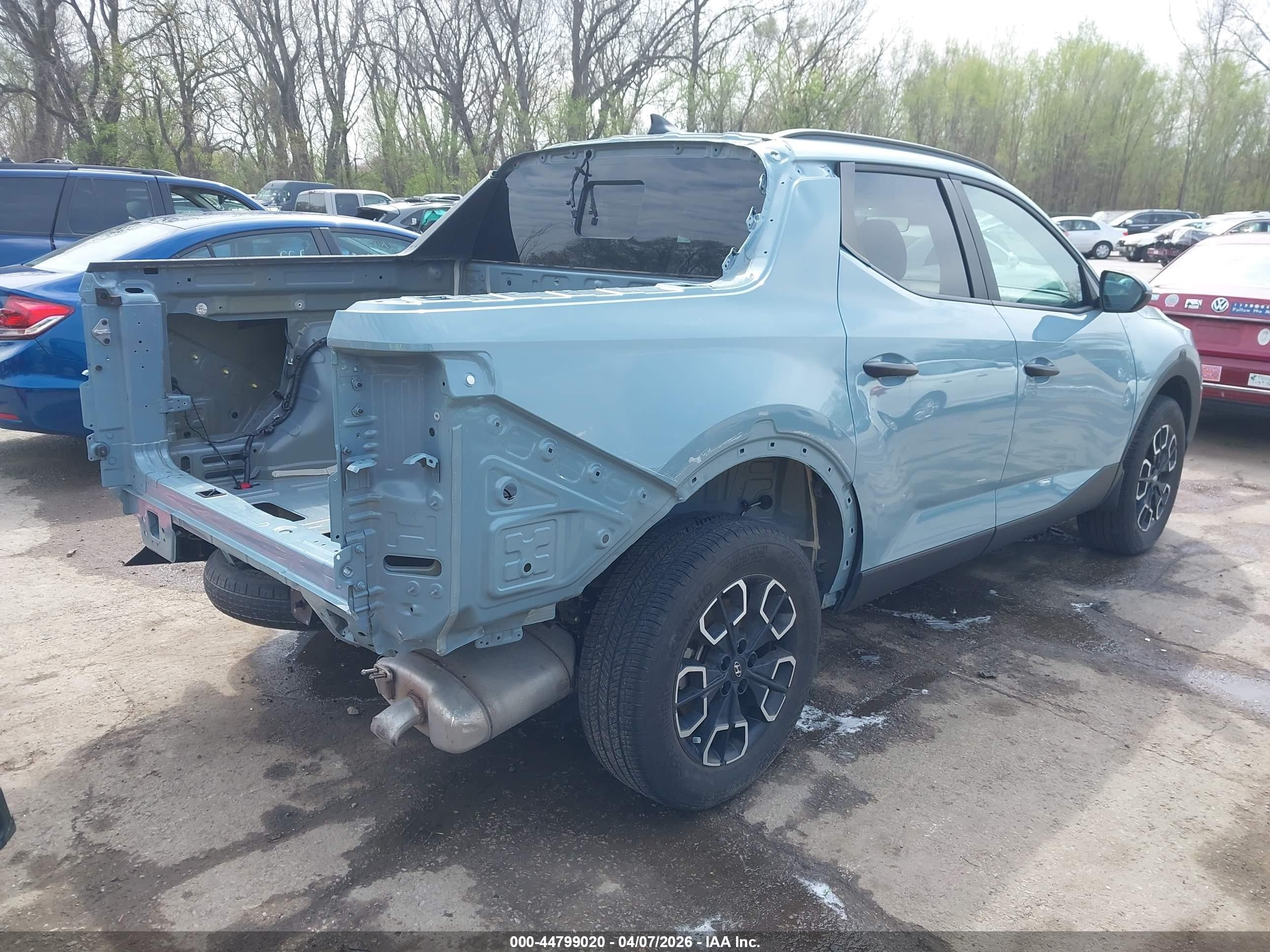2024 Hyundai Santa Cruz Sel Light Blue vin: 5NTJCDDE3RH118943