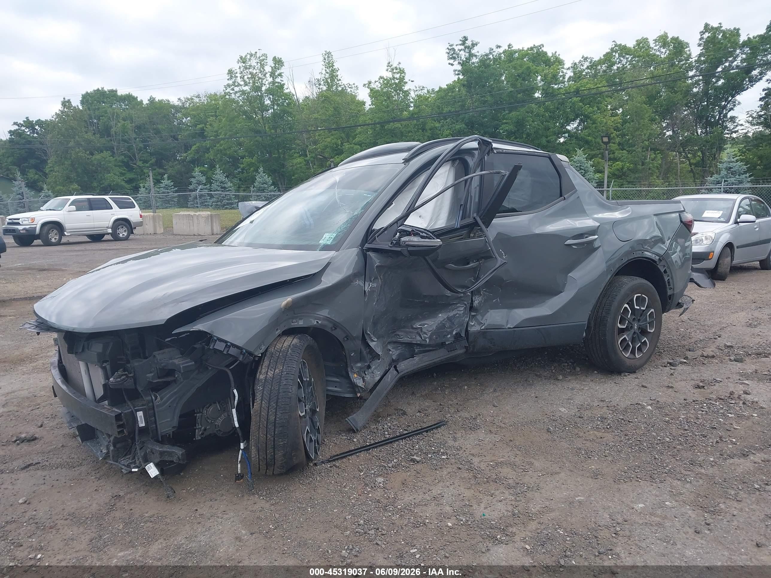 2022 Hyundai Santa Cruz Sel Premium Gray vin: 5NTJDDAF7NH015030