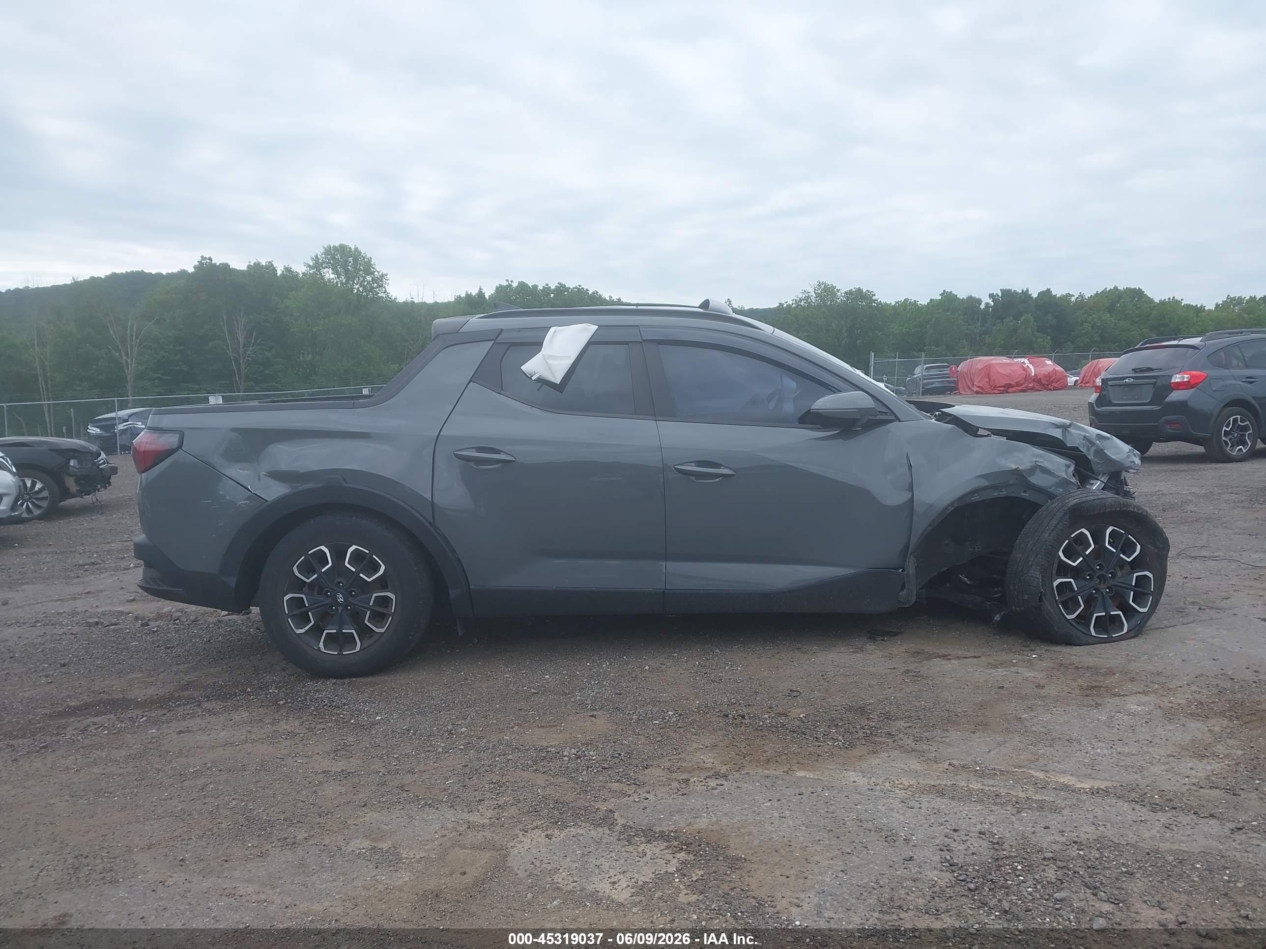 2022 Hyundai Santa Cruz Sel Premium Gray vin: 5NTJDDAF7NH015030