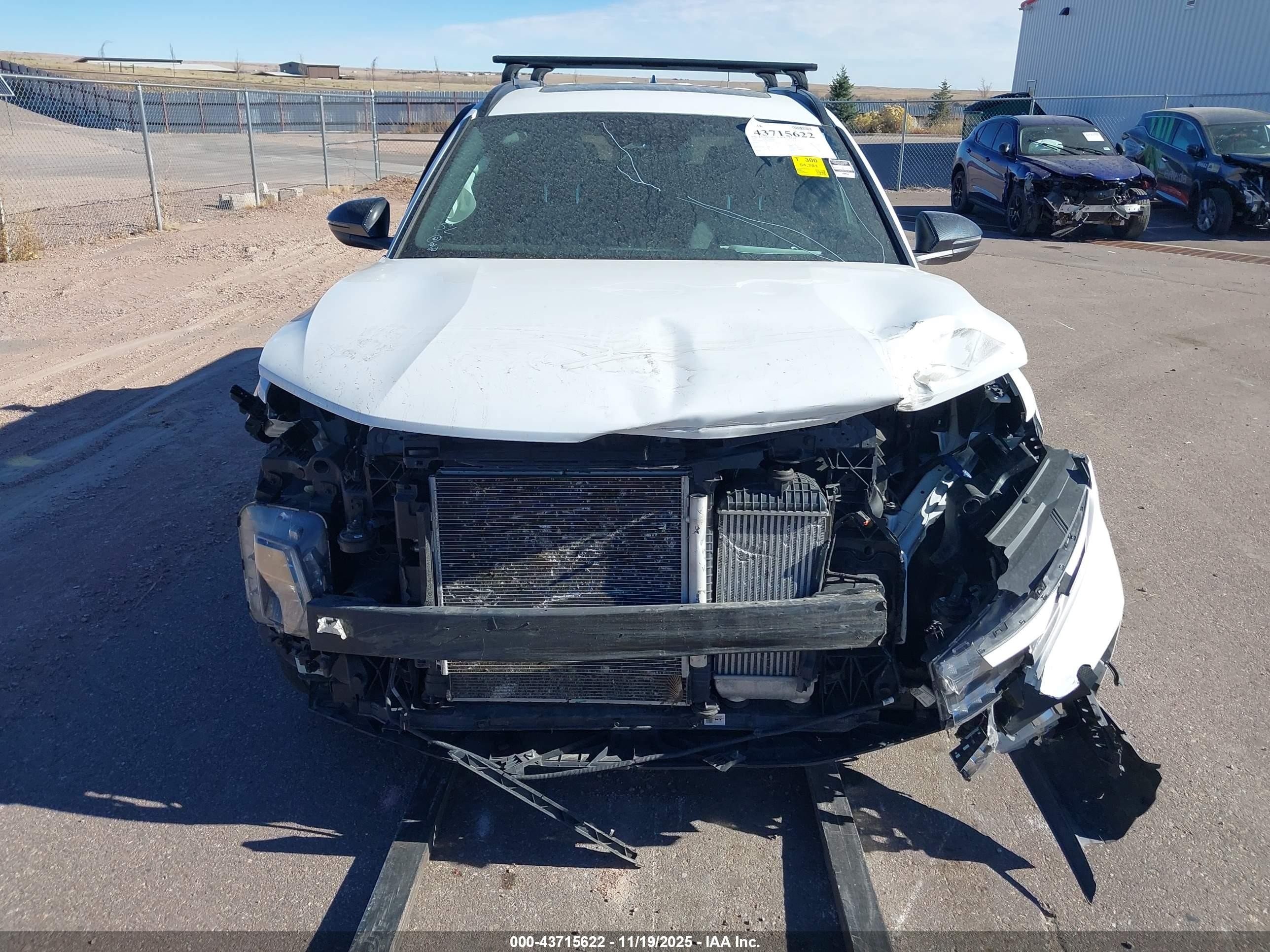 2022 Hyundai Santa Cruz Sel Premium White vin: 5NTJDDAF9NH023226