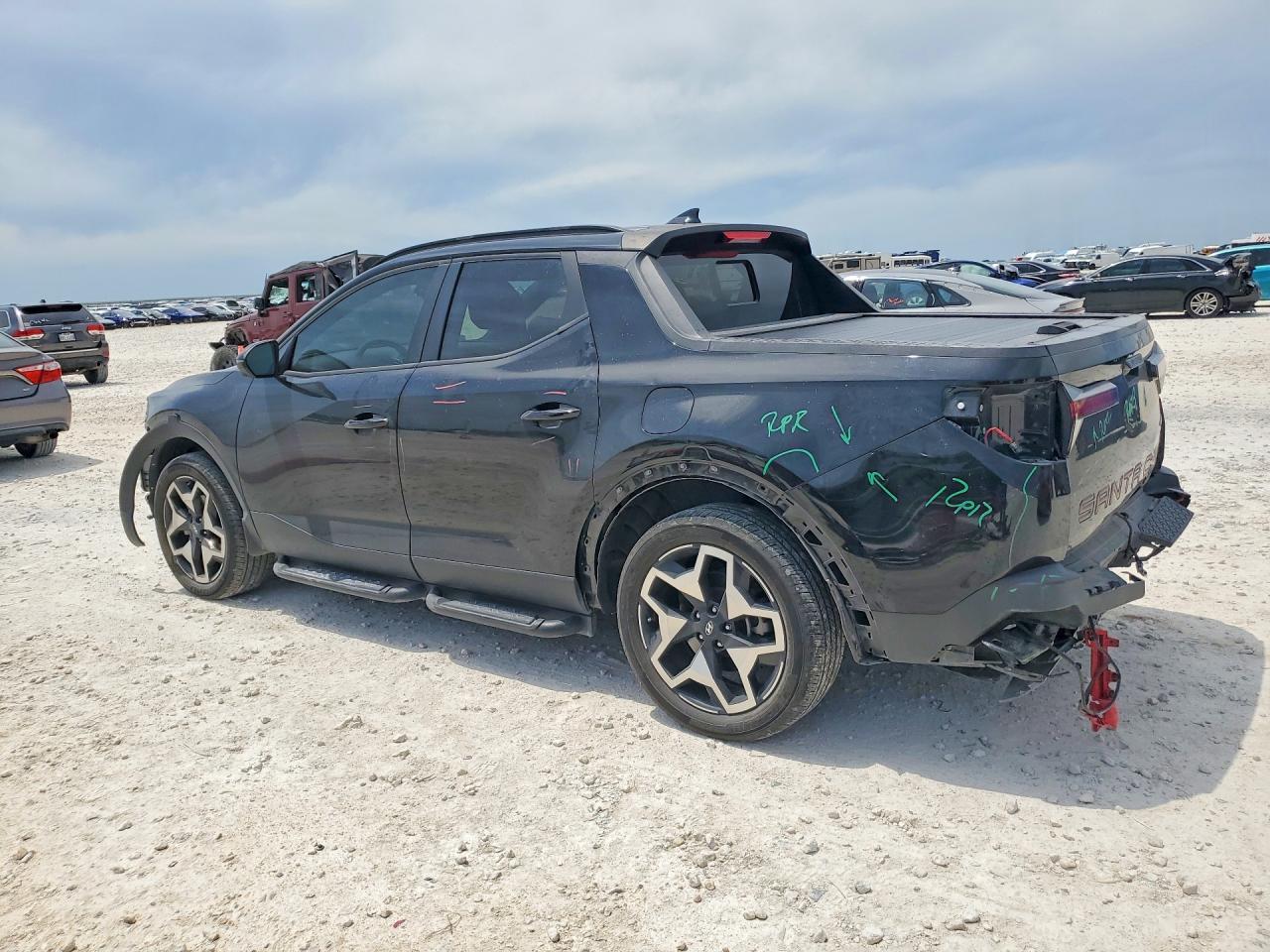 2022 Hyundai Santa Cruz Limited Black vin: 5NTJEDAF1NH036761