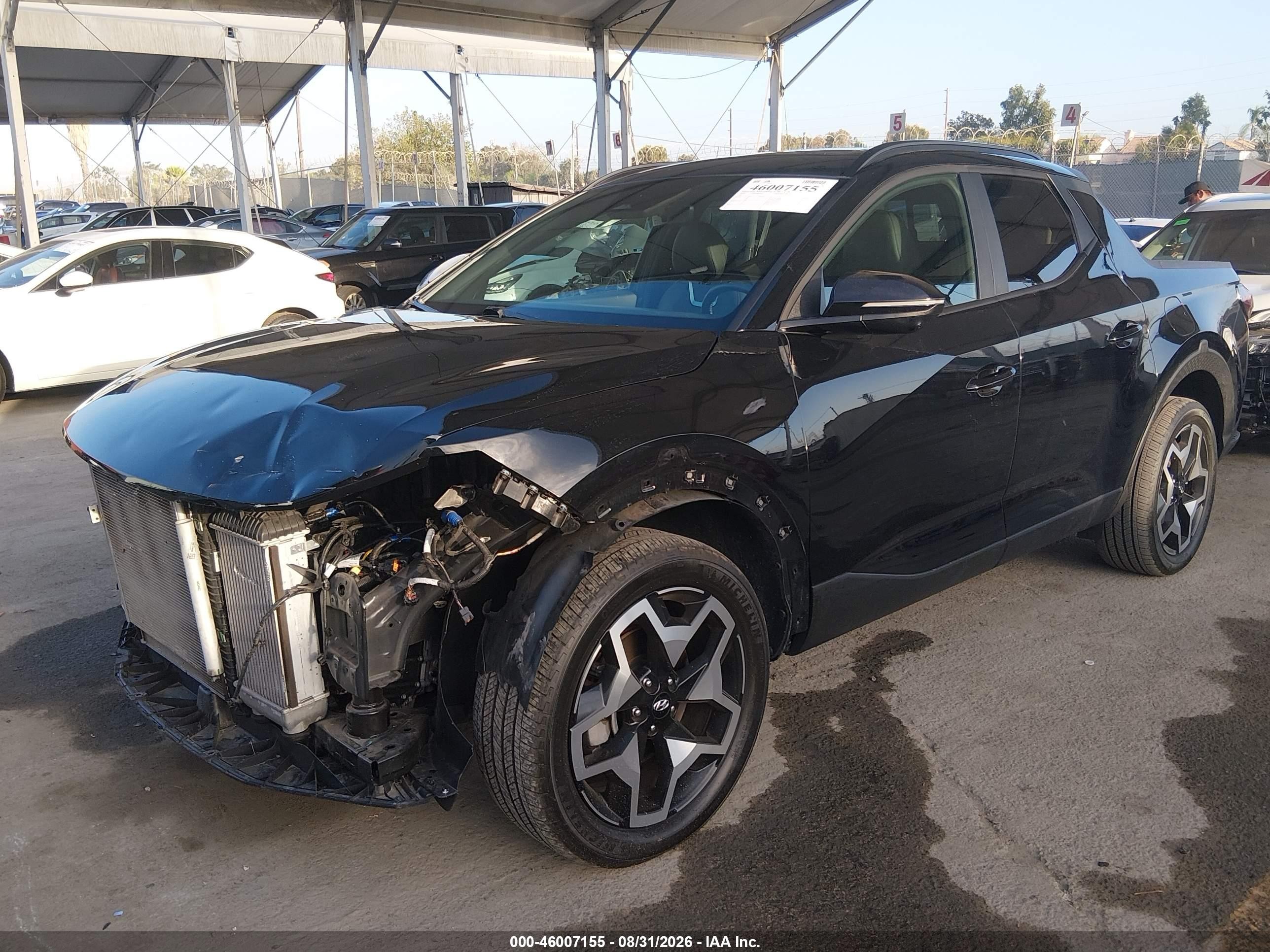 2024 Hyundai Santa Cruz Limited Черный vin: 5NTJEDAF3RH086180