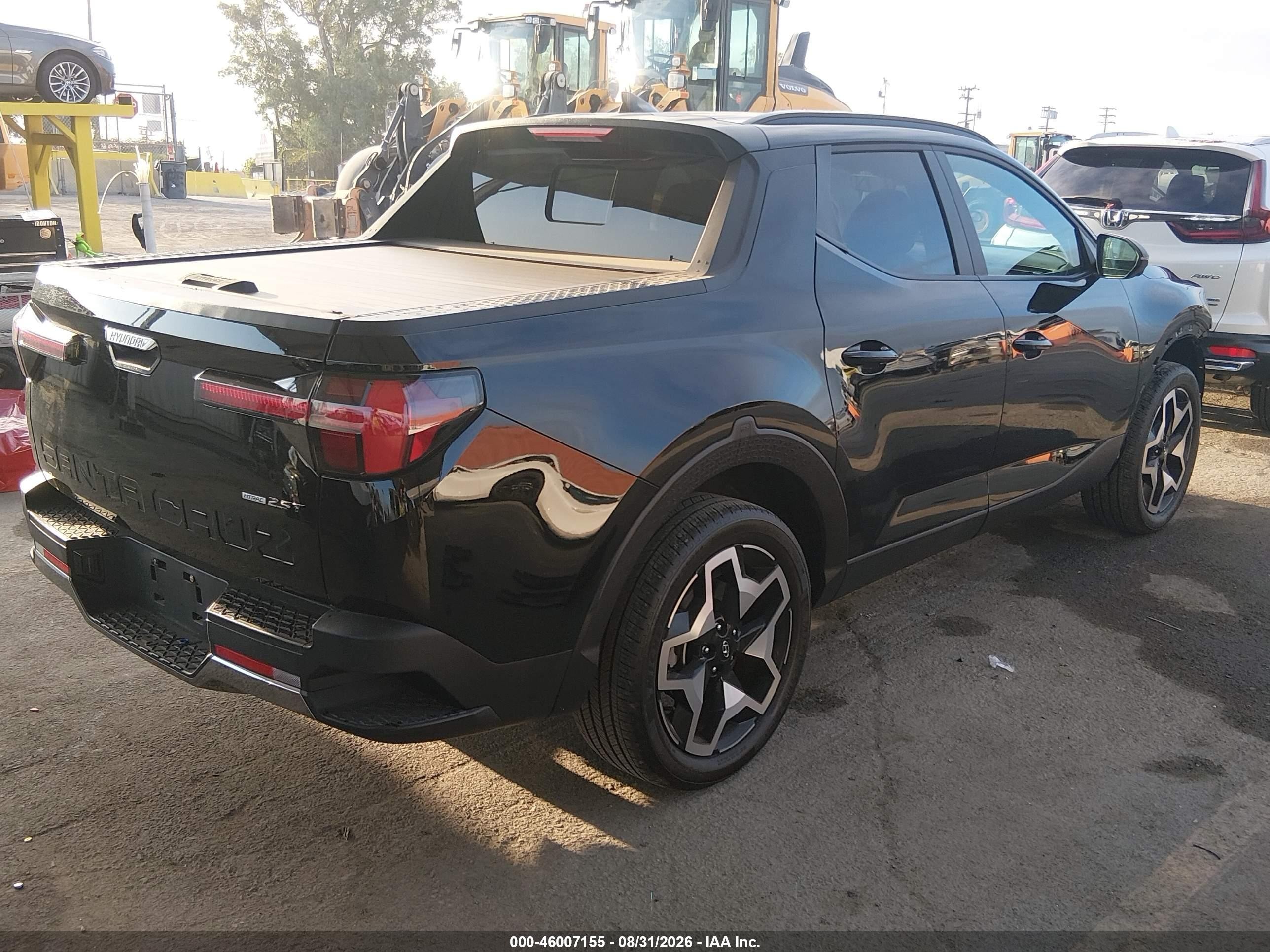 2024 Hyundai Santa Cruz Limited Черный vin: 5NTJEDAF3RH086180